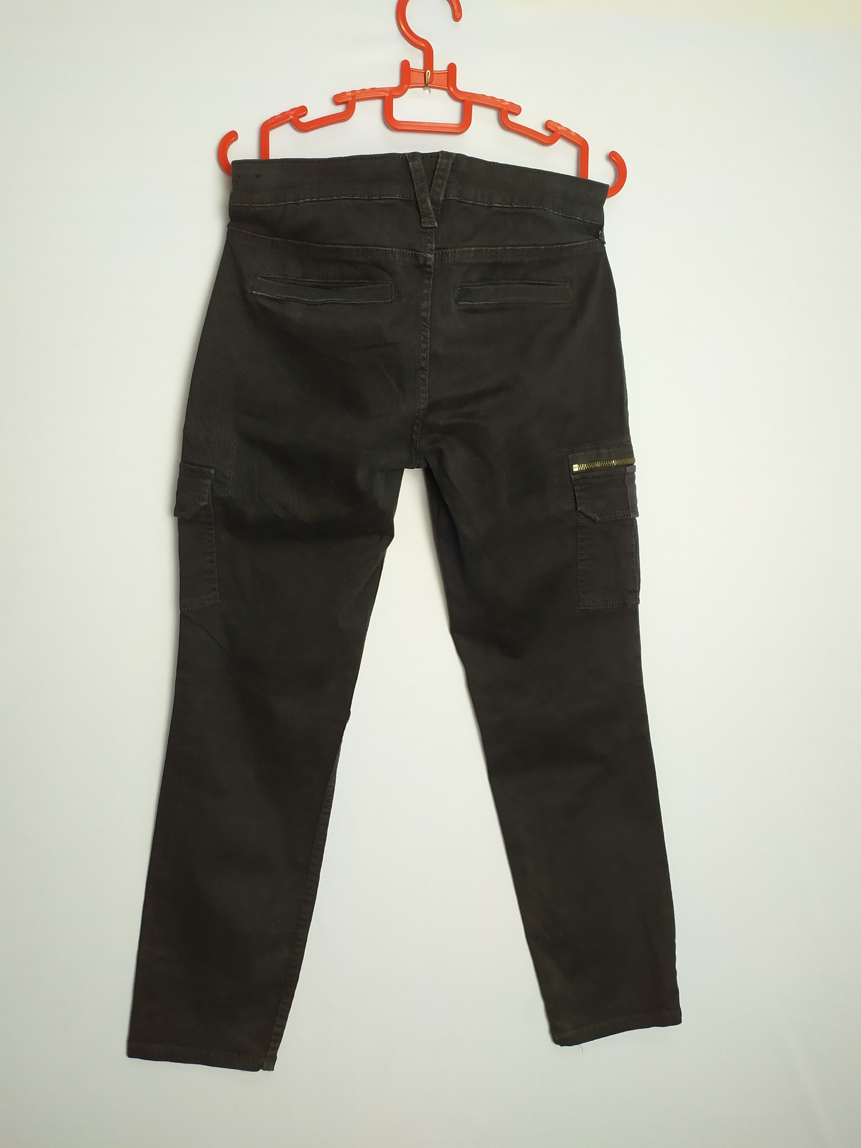 Express Express Black Cargo Pants Multipocket Utility Pant Size US 33 - 8 Thumbnail