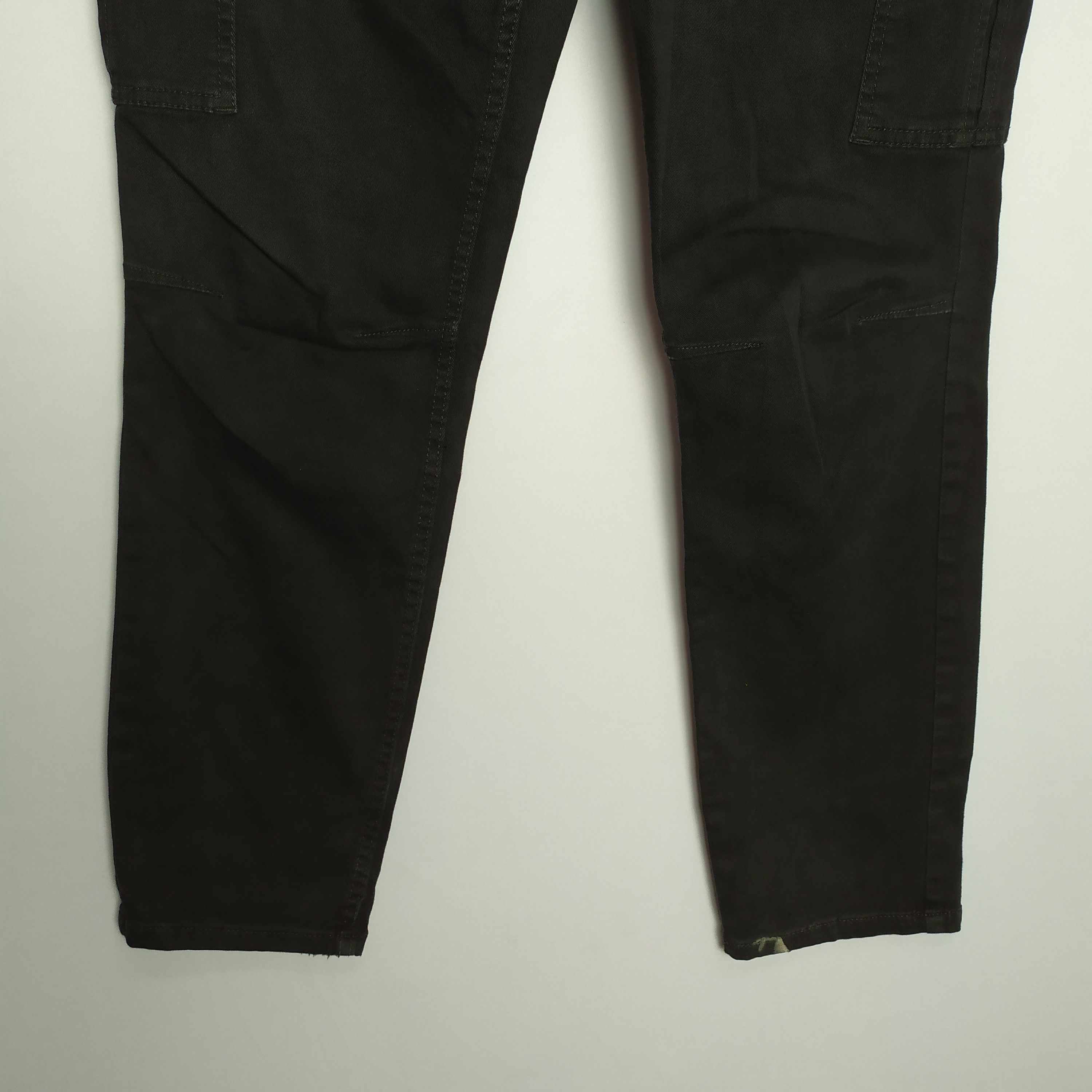 Express Express Black Cargo Pants Multipocket Utility Pant Size US 33 - 3 Thumbnail