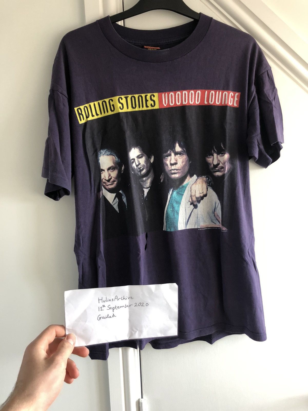 The Rolling Stones Short Sleeve outlet Voodo Lounge Tour 94 T Shirt XL