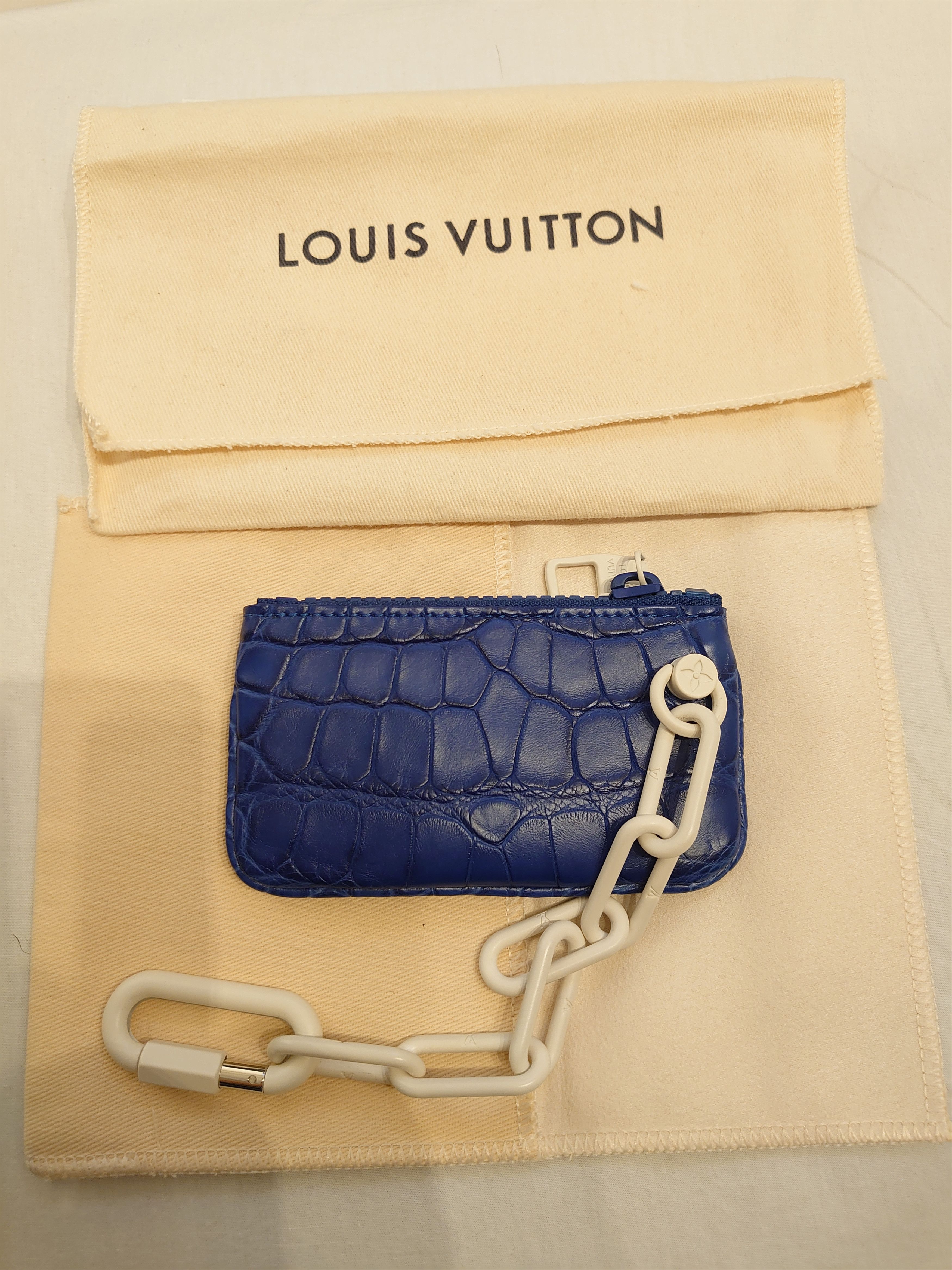  Louis Vuitton N95528 Crocodile Coin Purse, Pochette