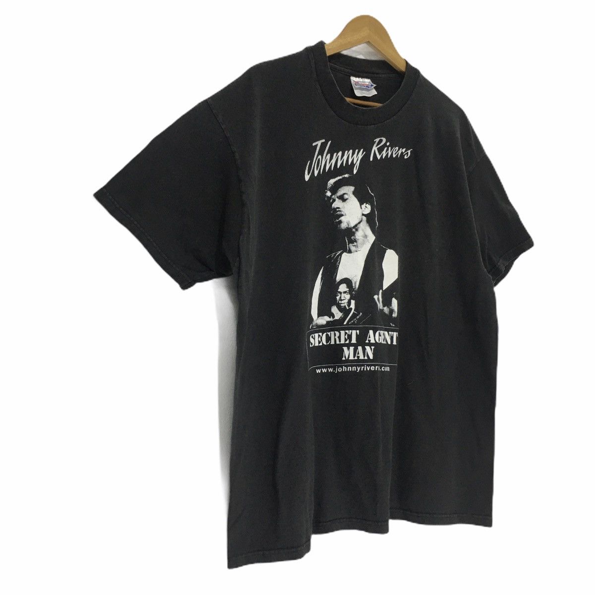 Hanes Vintage Hanes Johnny River Secret Agent Man Tee XL Sz Size US XL / EU 56 / 4 - 5 Thumbnail
