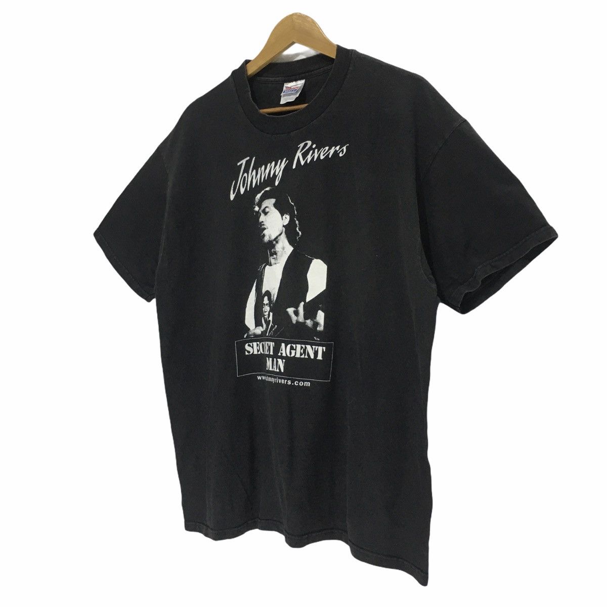Hanes Vintage Hanes Johnny River Secret Agent Man Tee XL Sz Size US XL / EU 56 / 4 - 6 Thumbnail