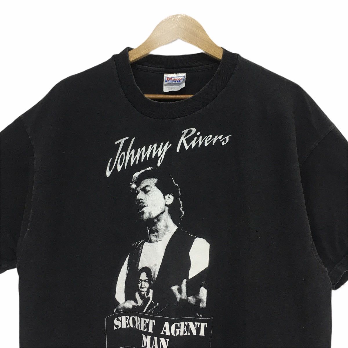 Hanes Vintage Hanes Johnny River Secret Agent Man Tee XL Sz Size US XL / EU 56 / 4 - 2 Thumbnail