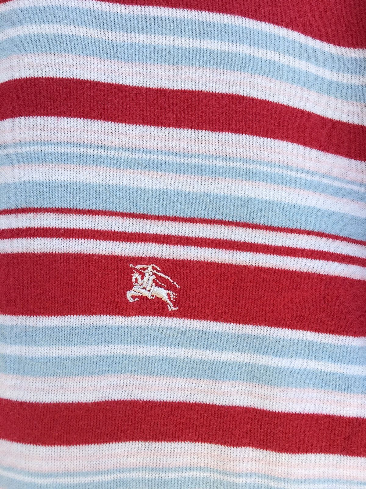 Burberry Burberry black label classic pattern polo red stripes Size US M / EU 48-50 / 2 - 14 Thumbnail