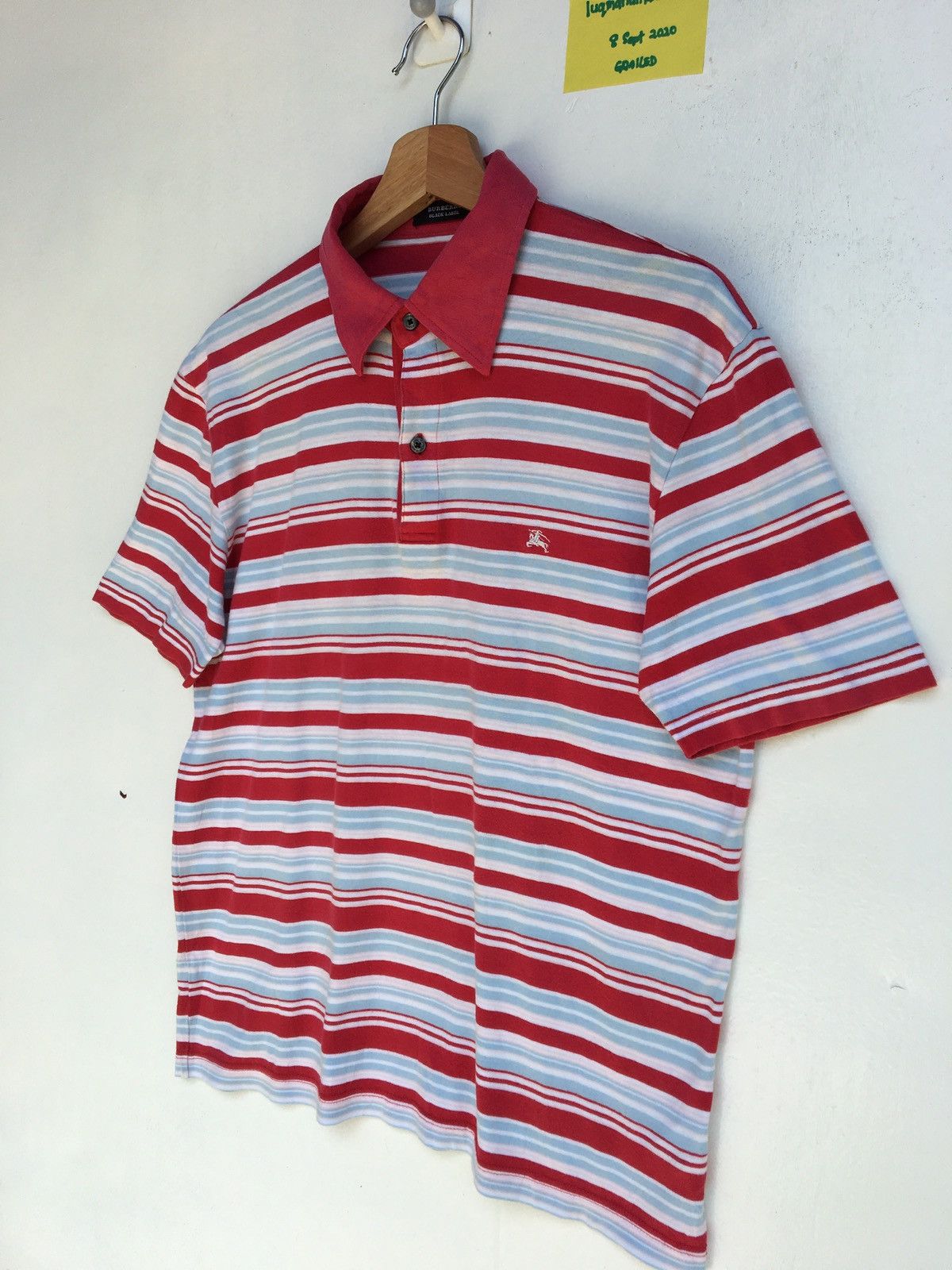Burberry Burberry black label classic pattern polo red stripes Size US M / EU 48-50 / 2 - 3 Thumbnail