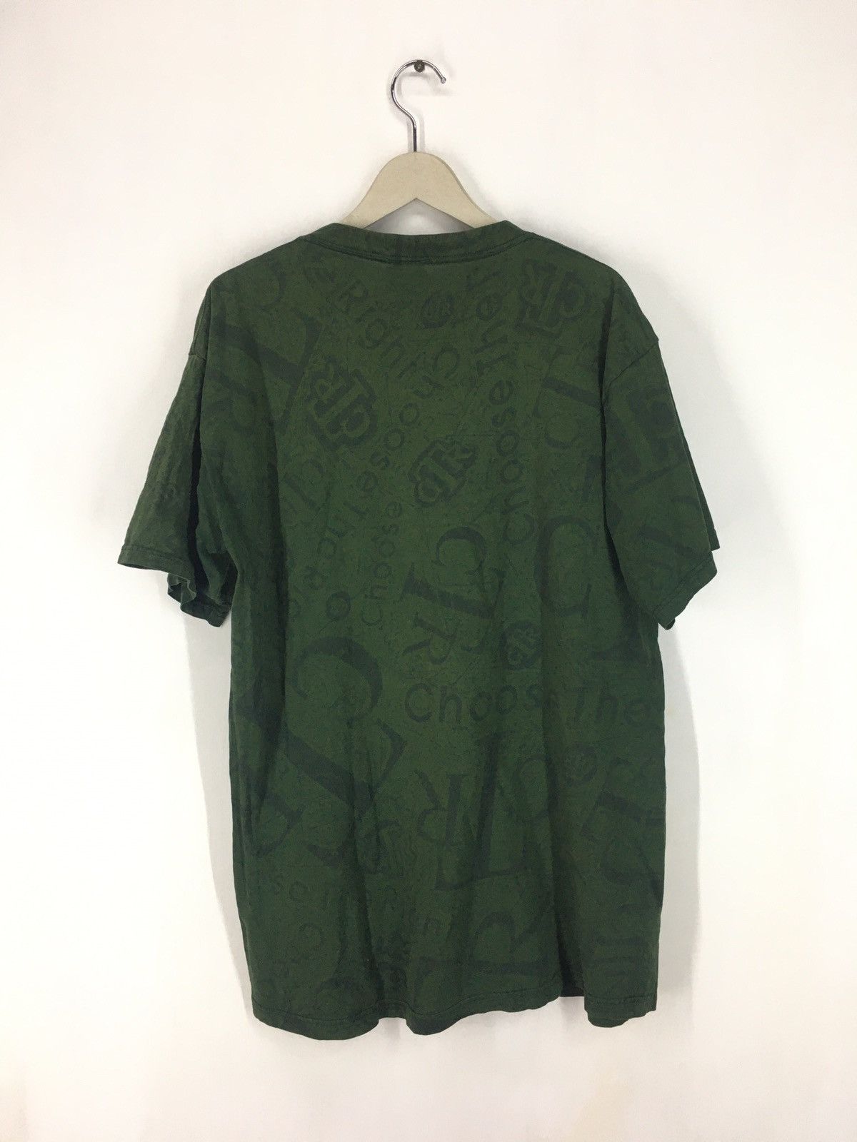 Vintage Vintage 90s Choose The Right CTR all overprint t shirt Size US XL / EU 56 / 4 - 2 Thumbnail