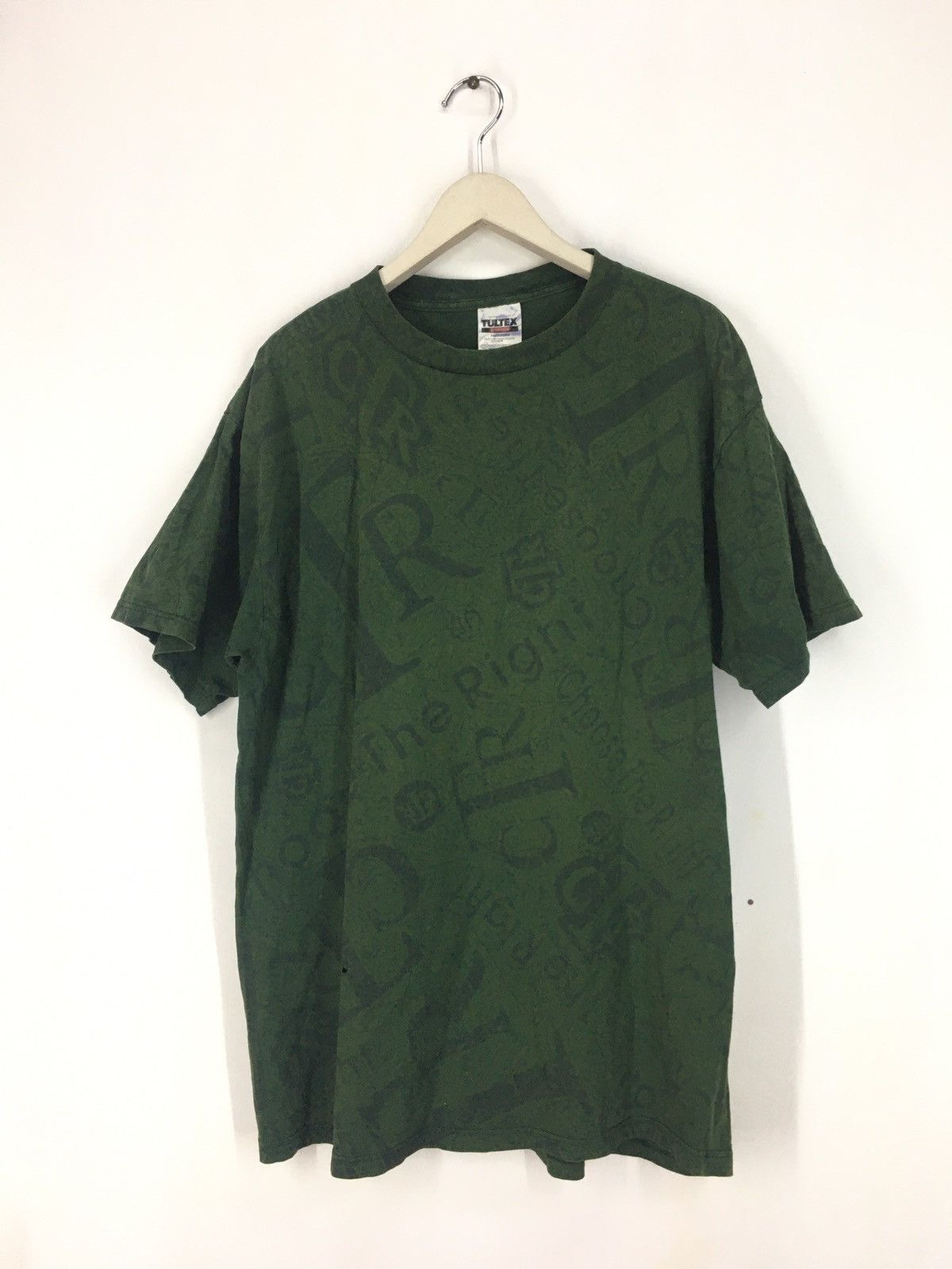 Vintage Vintage 90s Choose The Right CTR all overprint t shirt Size US XL / EU 56 / 4 - 1 Thumbnail