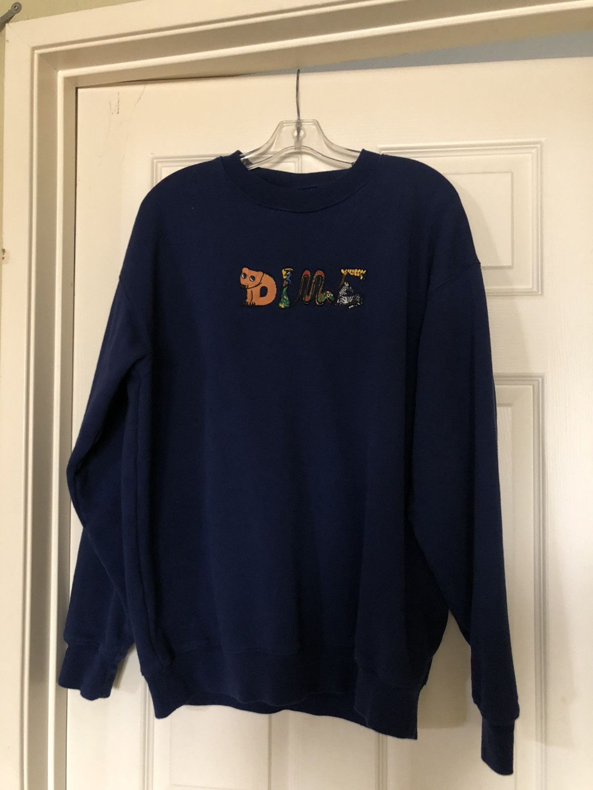 Dime Dime Zoo Embroidered Crewneck | Grailed