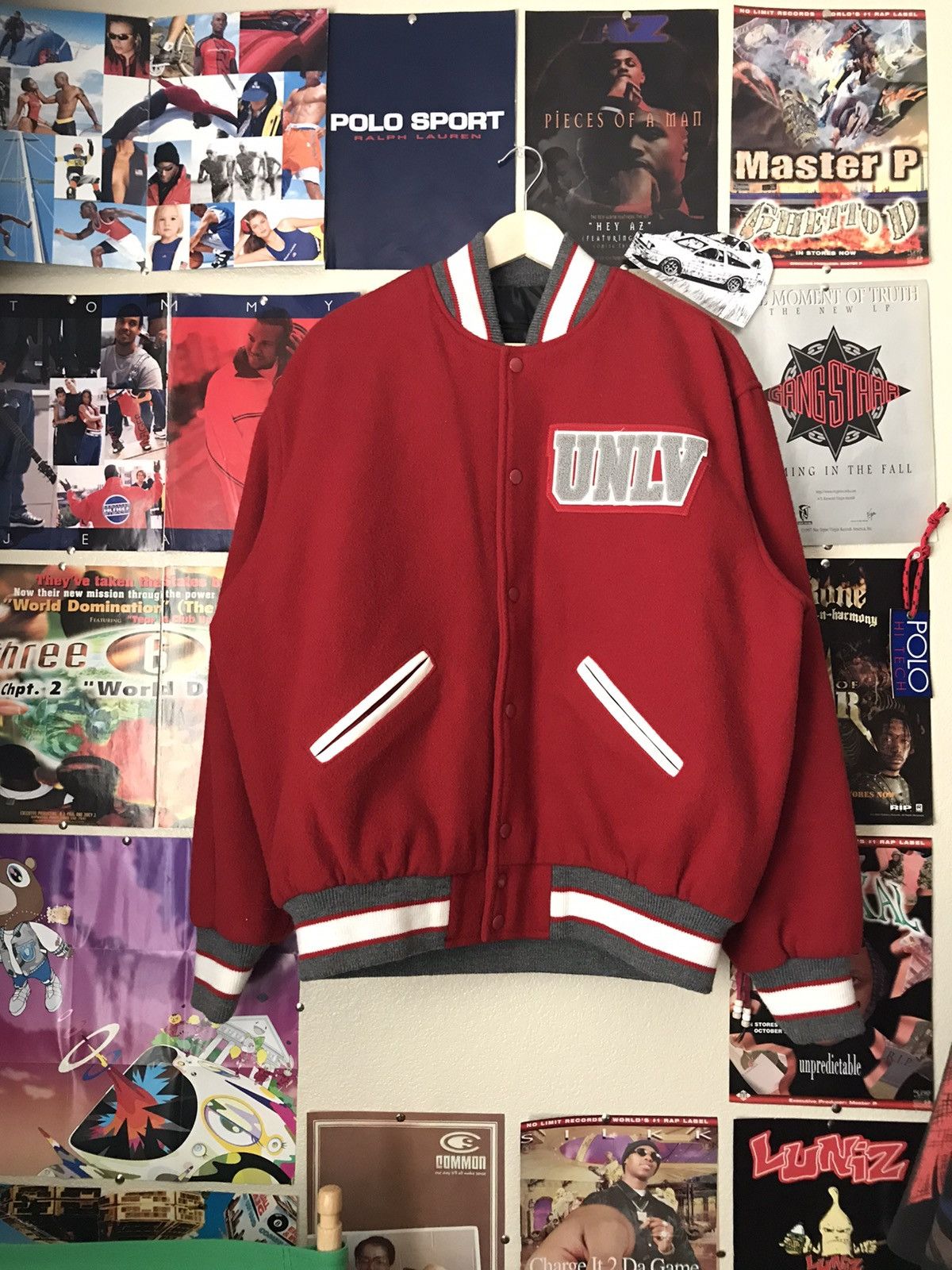 Veste Satinée Vintage Starter UNLV Rebels - Années 90 - Taille XL