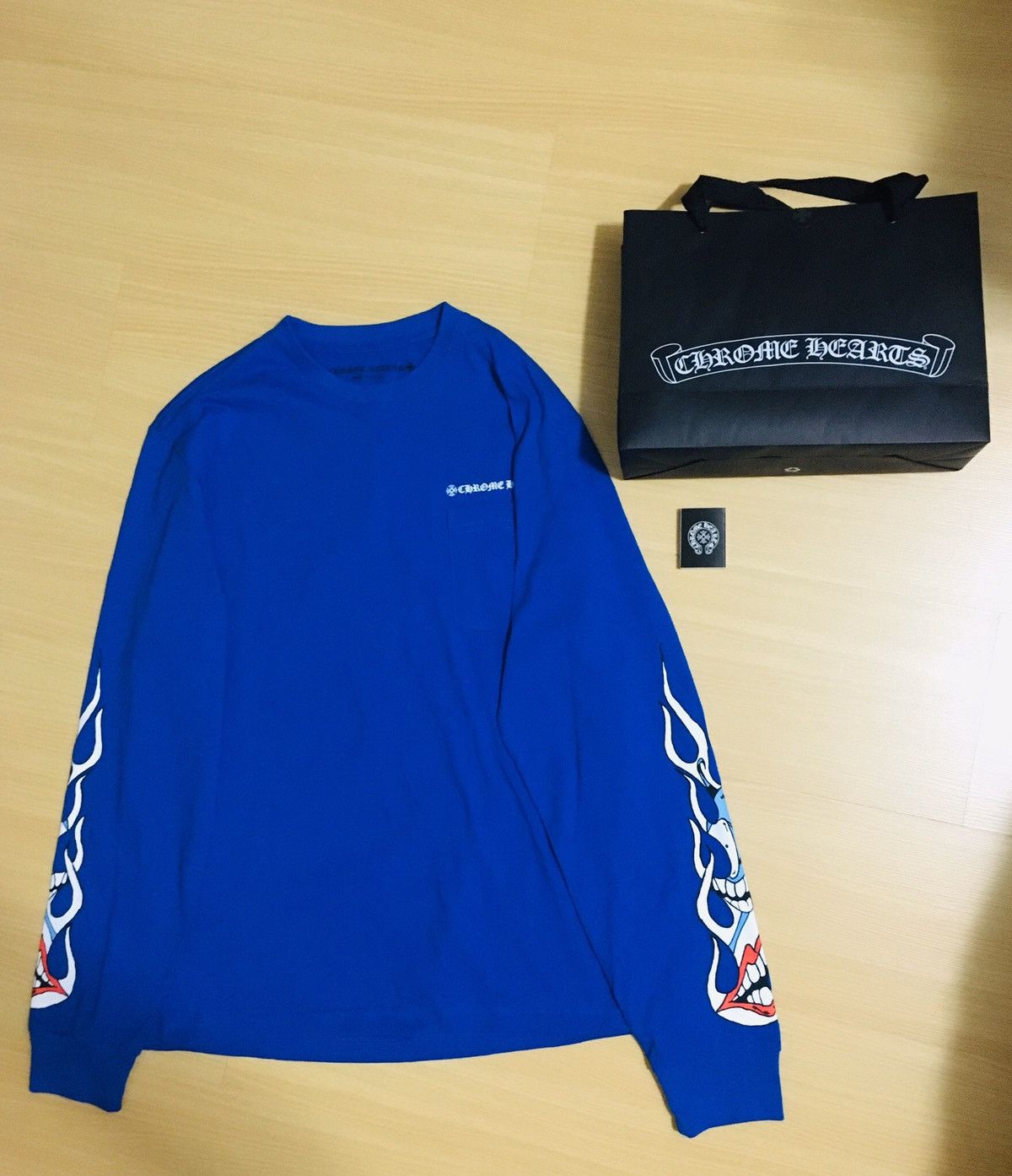 Chrome Hearts Chrome Heart X Matty Boy “SPACE” long sleeve T Chrome Hearts Chrome Heart X Matty Boy “SPACE” long sleeve T