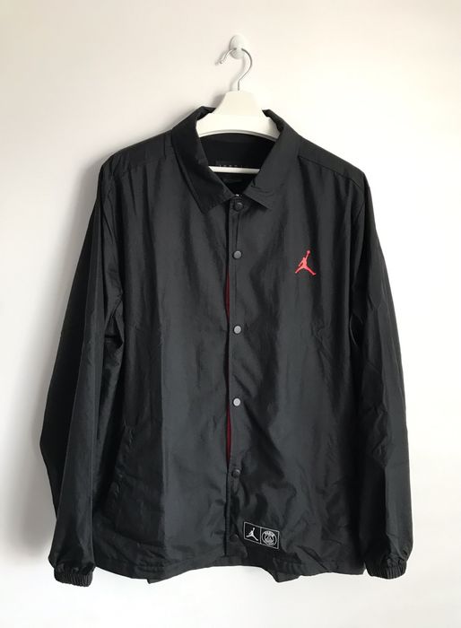 Nike Nike Jordan PSG Paris Saint germain rare coach jacket | Grailed