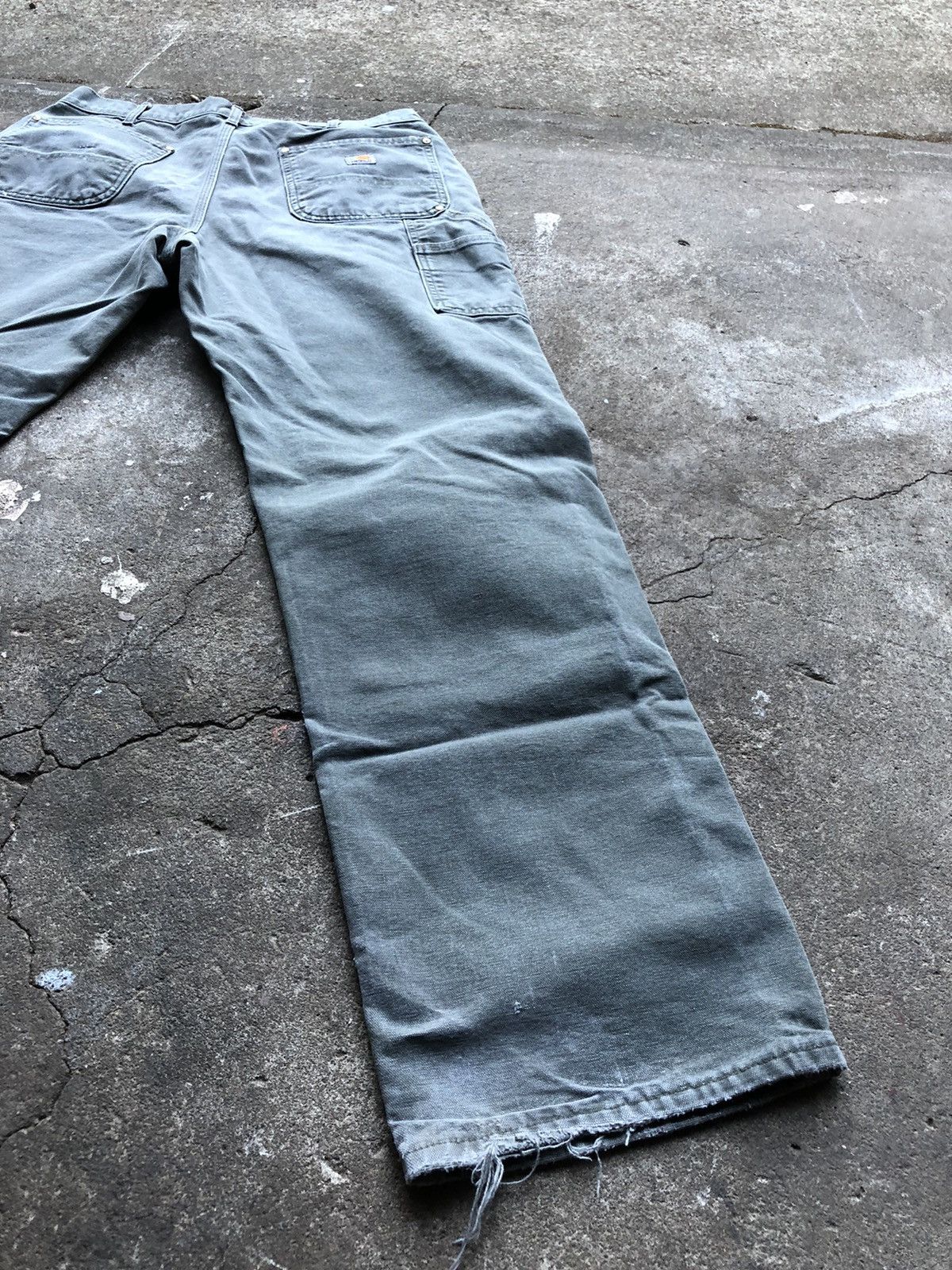 Carhartt Double Knee Work Pants Faded Distressed 36x34