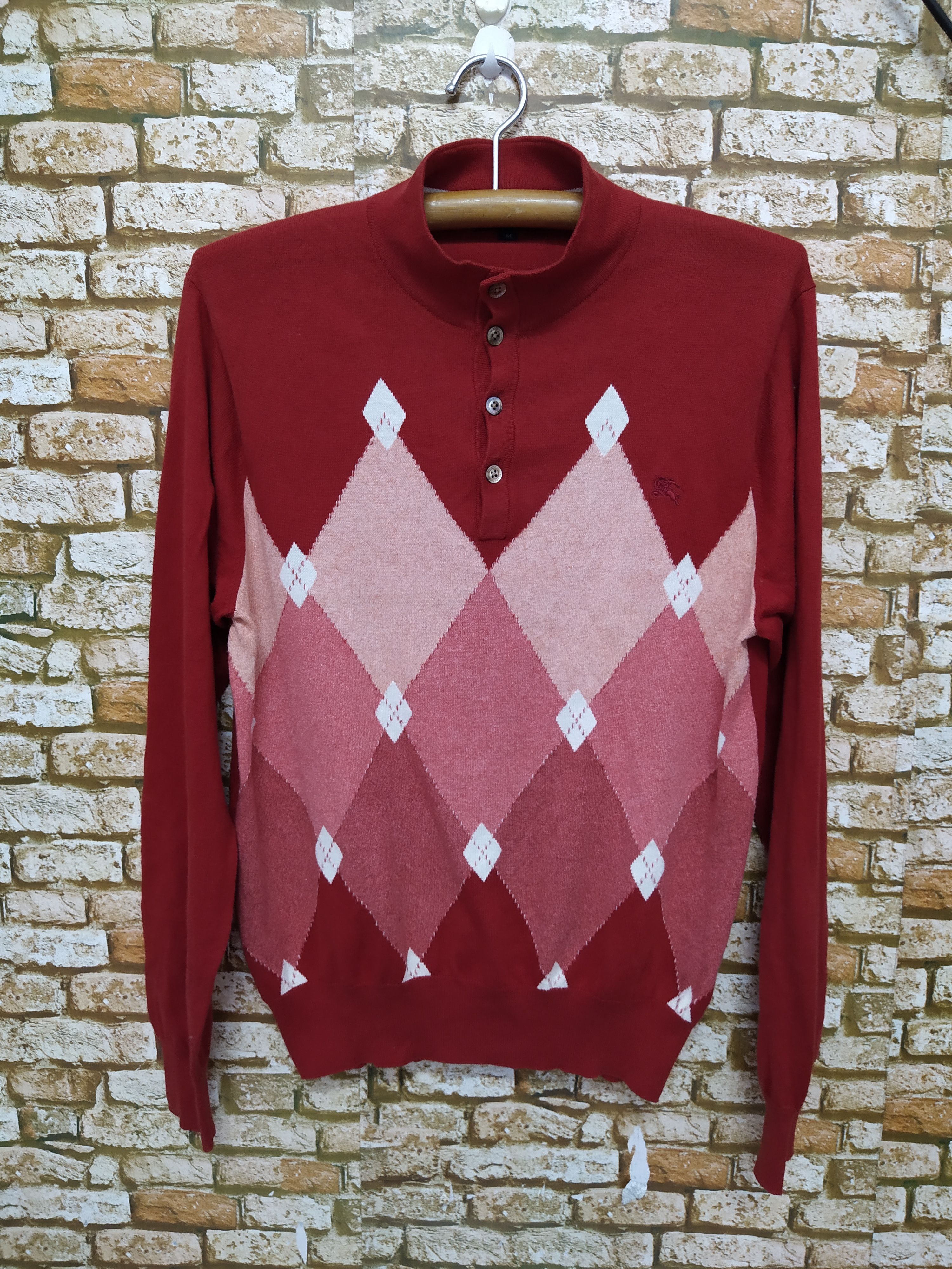 Burberry BURBERRY SWEATER ZIPPER (B499) Size M / US 6-8 / IT 42-44 - 1 Thumbnail