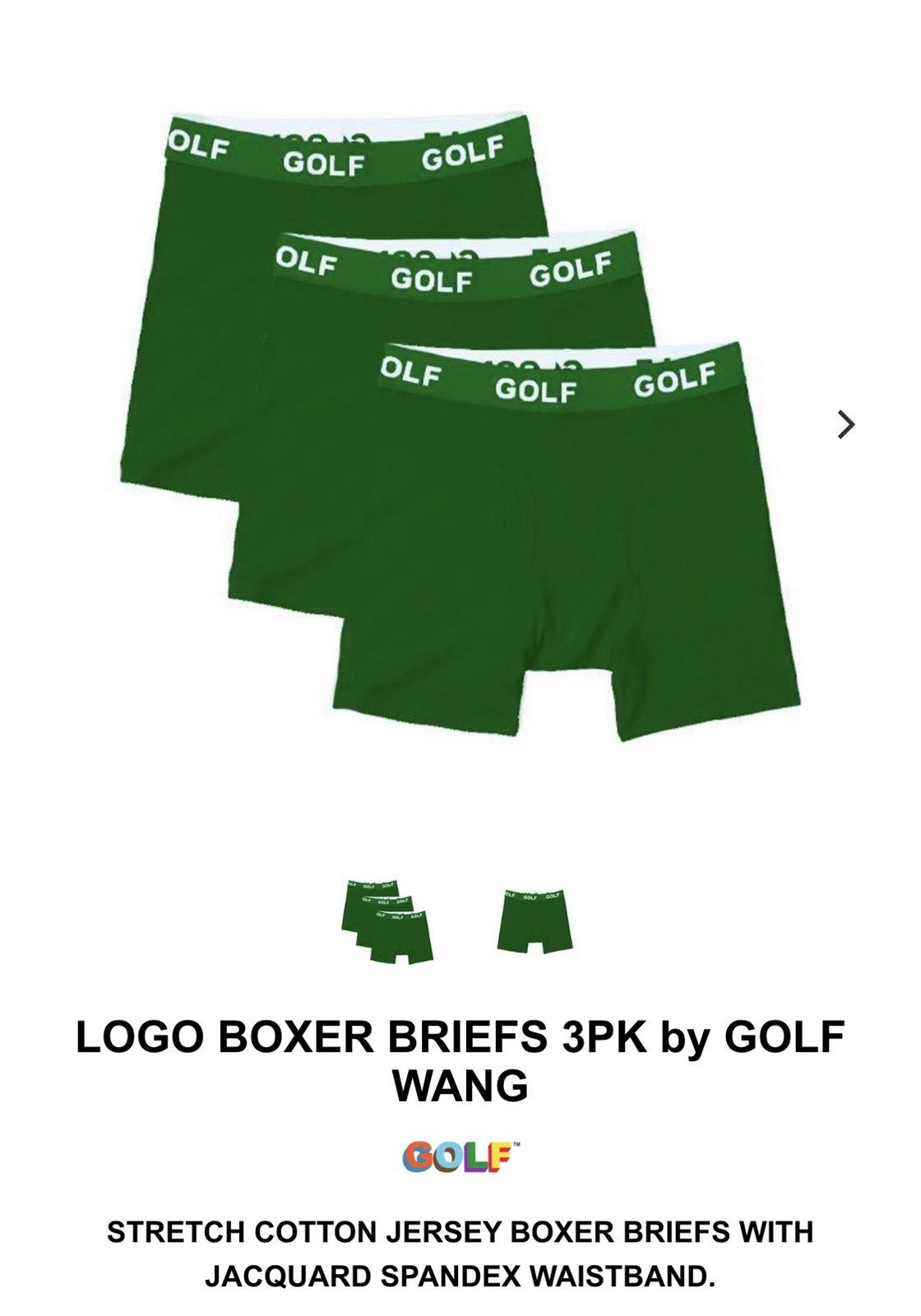 Logo Boxers Briefs 3 pack