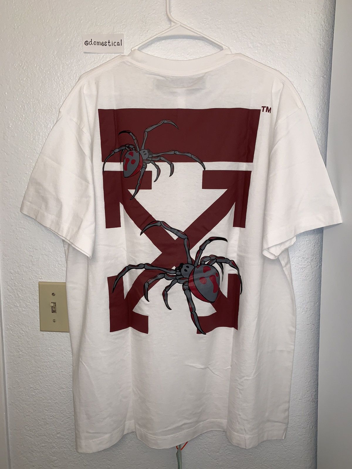 Off white spider sales shirt