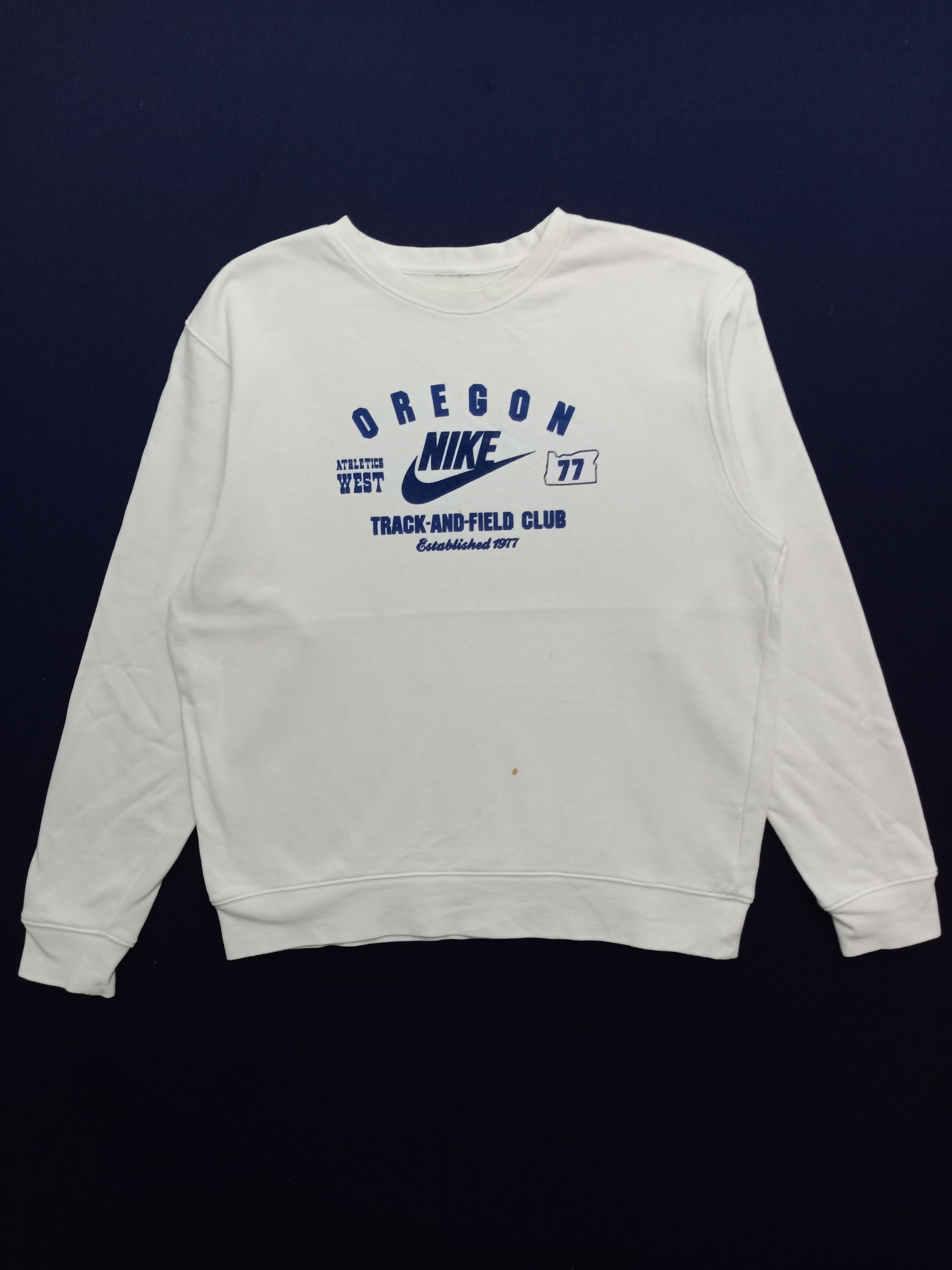 Nike × Vintage Vintage nike oregon spell out sweatshirt nike swoosh Size US L / EU 52-54 / 3 - 1 Thumbnail
