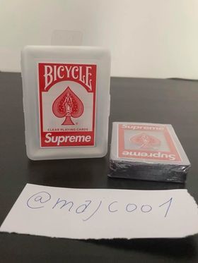 Supreme Bicycle Clear Playing Cards Supreme Supreme Bicycle Clear