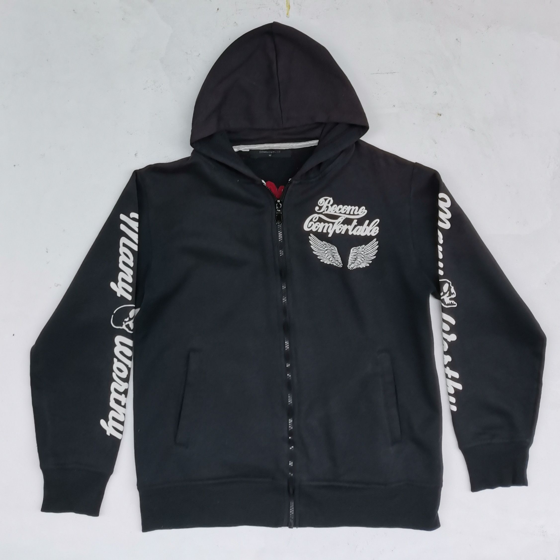Japanese Brand Commontage Become Confortable Big Logo Hoodie Sweaters Size US M / EU 48-50 / 2 - 1 Thumbnail