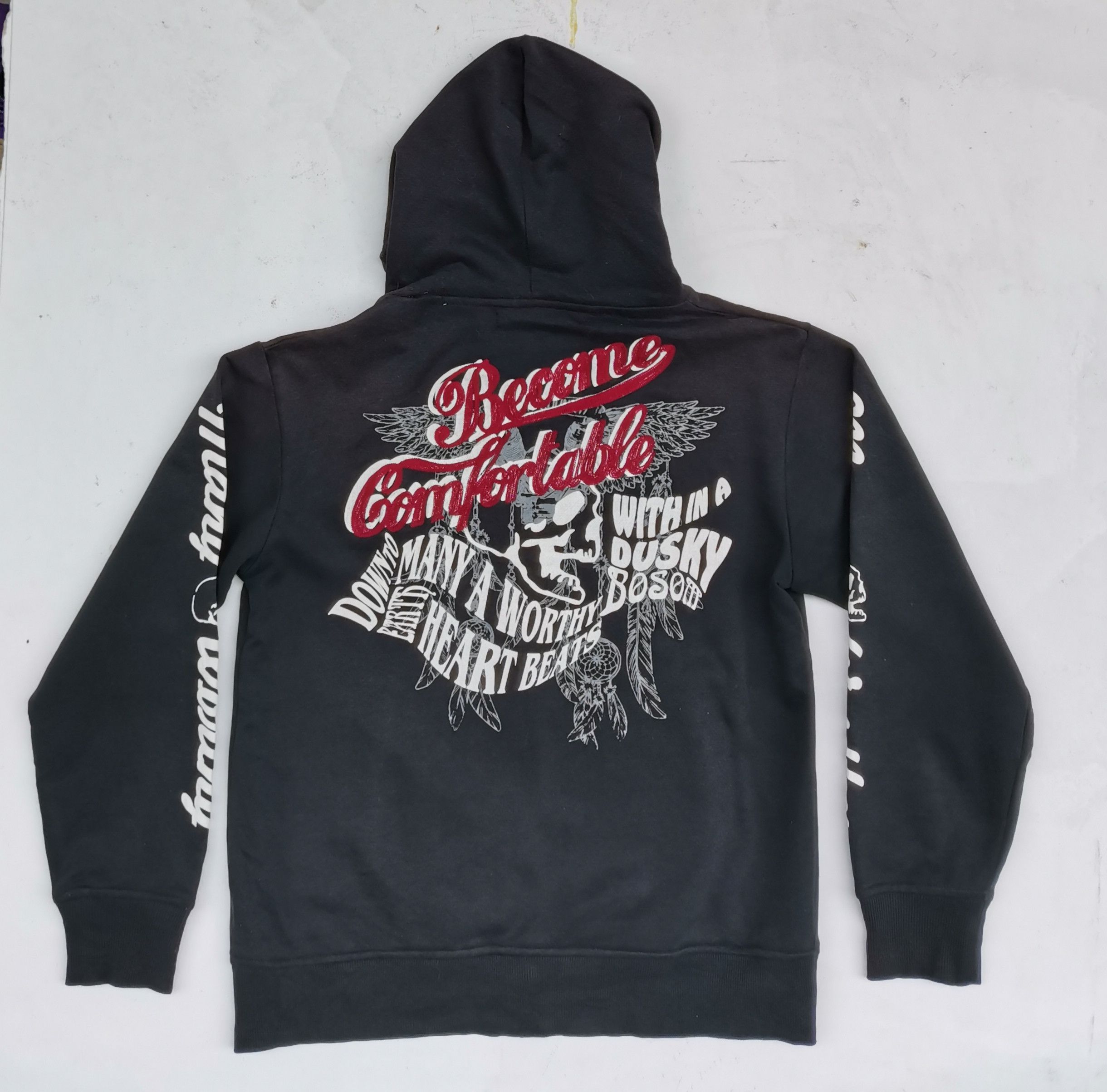 Japanese Brand Commontage Become Confortable Big Logo Hoodie Sweaters Size US M / EU 48-50 / 2 - 4 Thumbnail