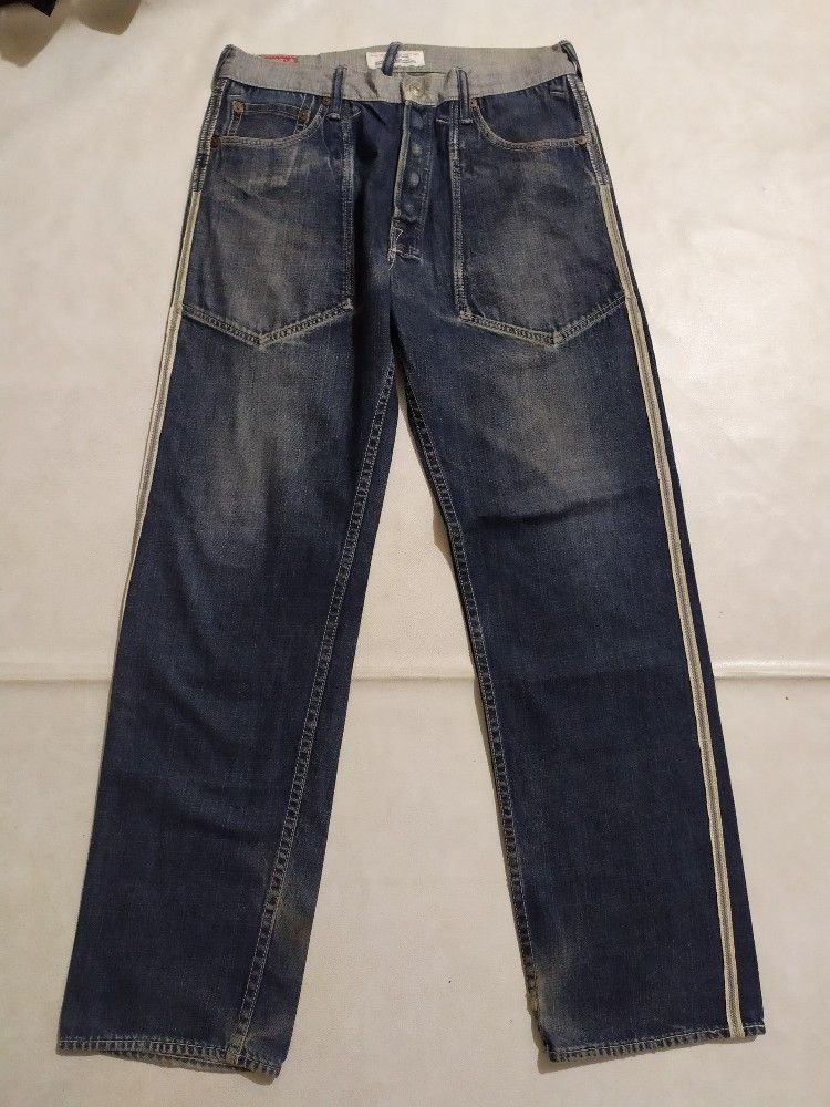 Evisu Rare!!! Evisu Reversible Denim Jeans Embroidery Logo Size US 34 / EU 50 - 5 Thumbnail