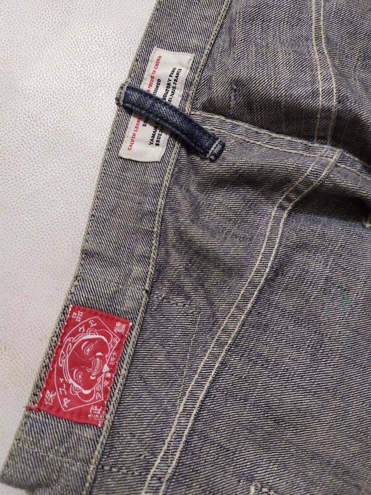 Evisu Rare!!! Evisu Reversible Denim Jeans Embroidery Logo Size US 34 / EU 50 - 12 Thumbnail
