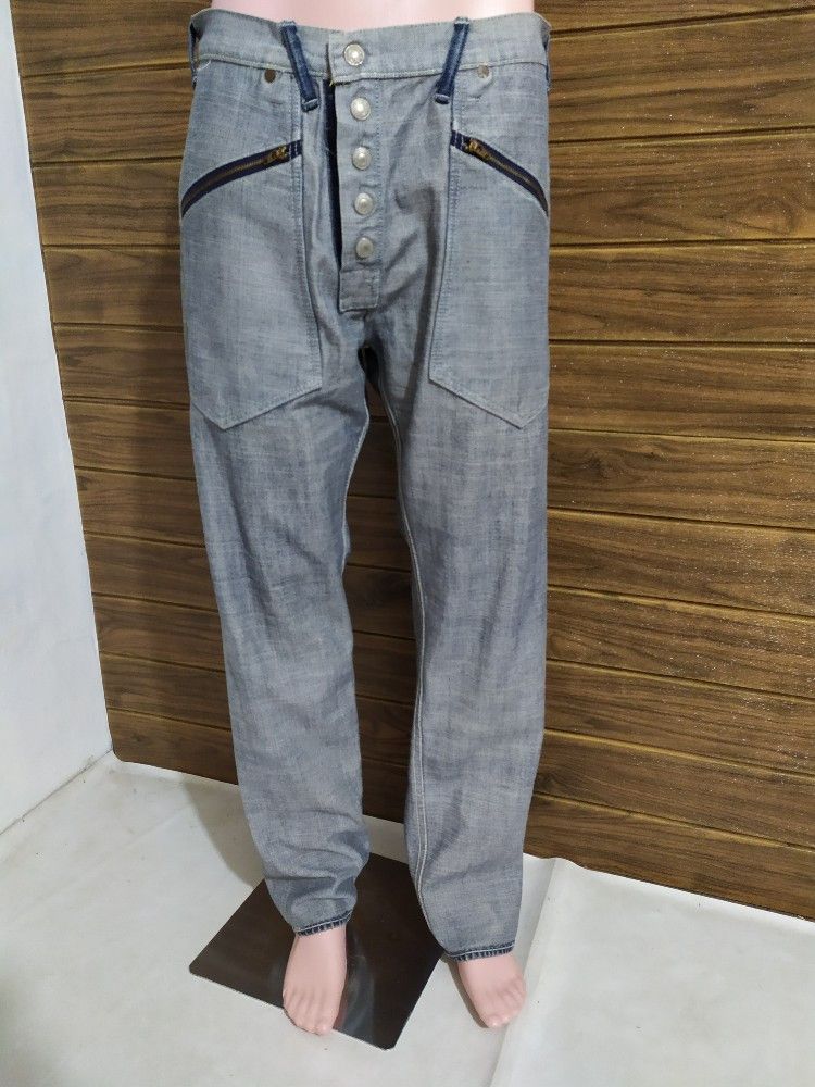Evisu Rare!!! Evisu Reversible Denim Jeans Embroidery Logo Size US 34 / EU 50 - 23 Thumbnail