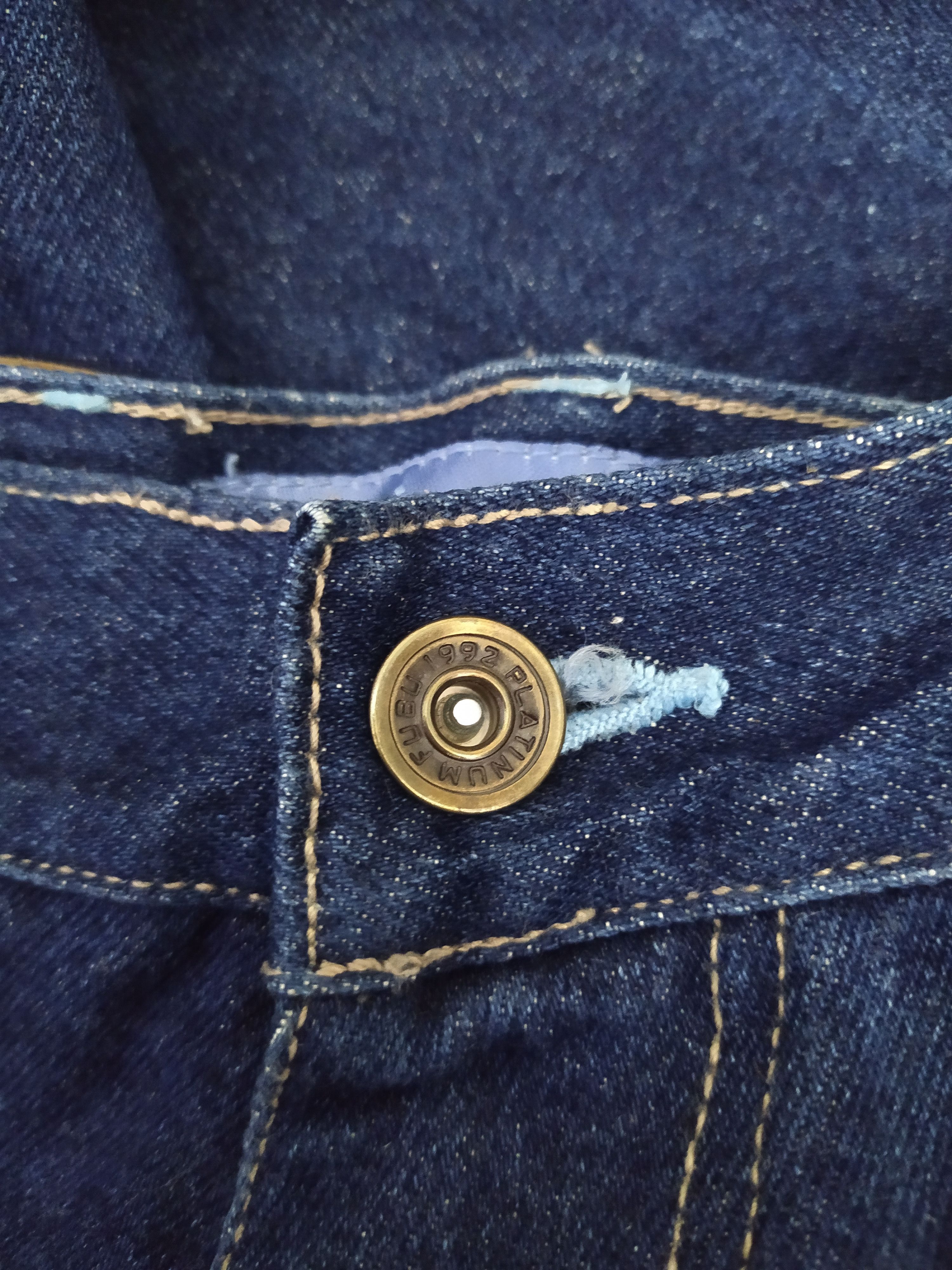 Fubu × Vintage 90s PLATINUM FUBU FEAT. LEGENDARY ALI DENIM (B503) Size US 34 / EU 50 - 6 Thumbnail