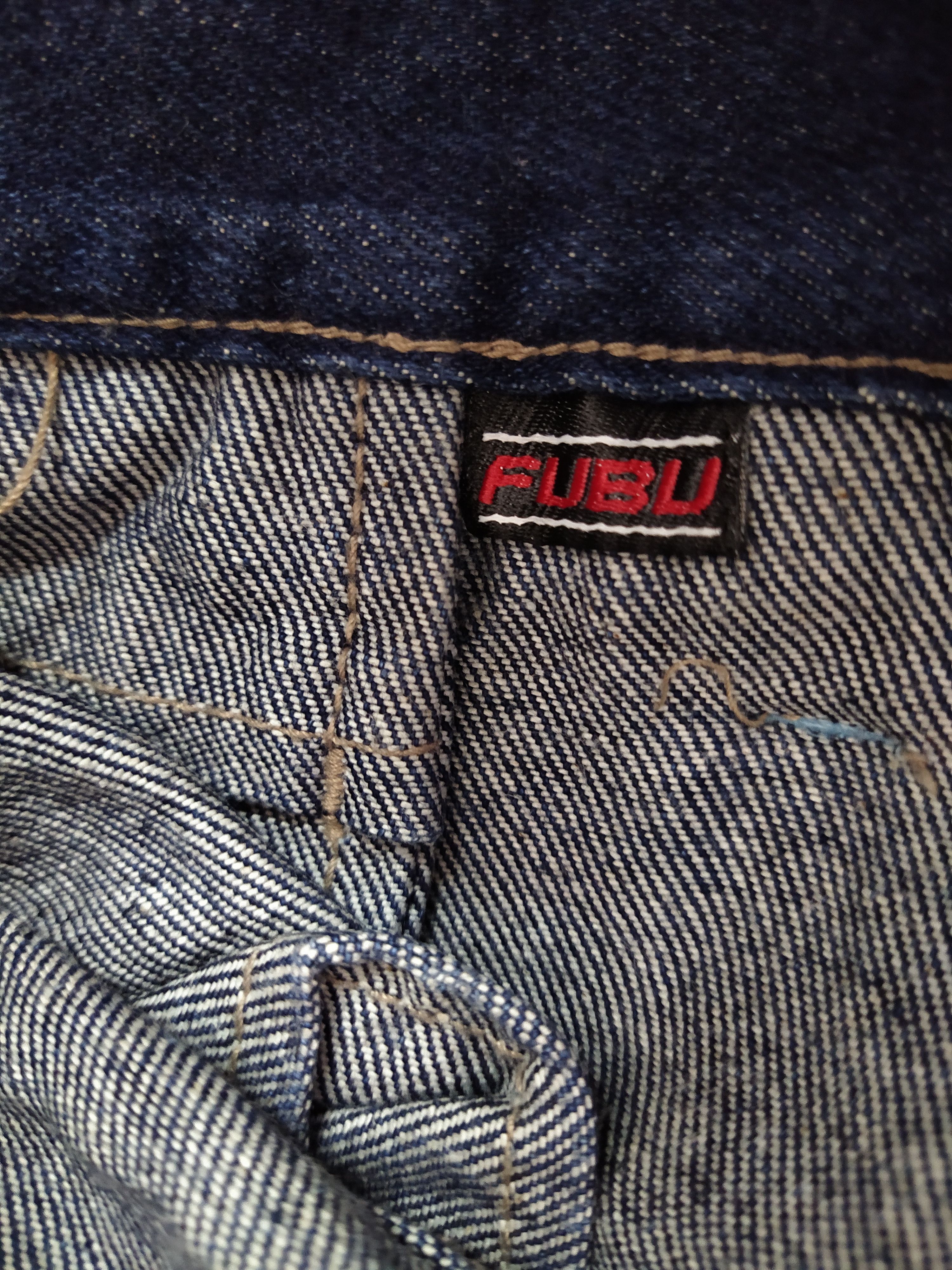 Fubu × Vintage 90s PLATINUM FUBU FEAT. LEGENDARY ALI DENIM (B503) Size US 34 / EU 50 - 11 Thumbnail