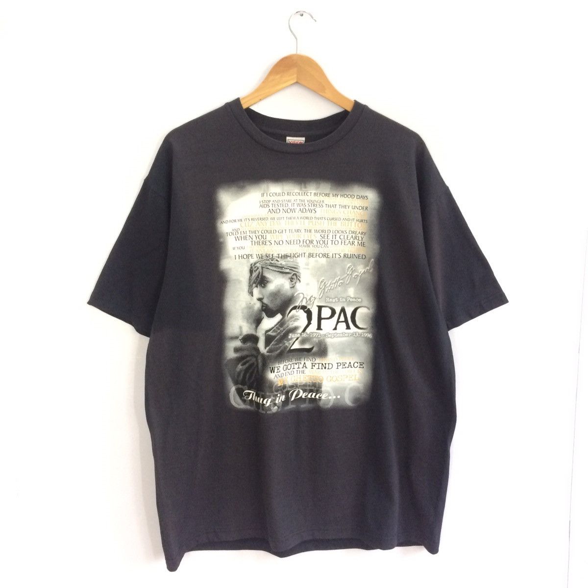 Other × Vintage Vintage Vision Rock Wear 2Pac rapper shirt