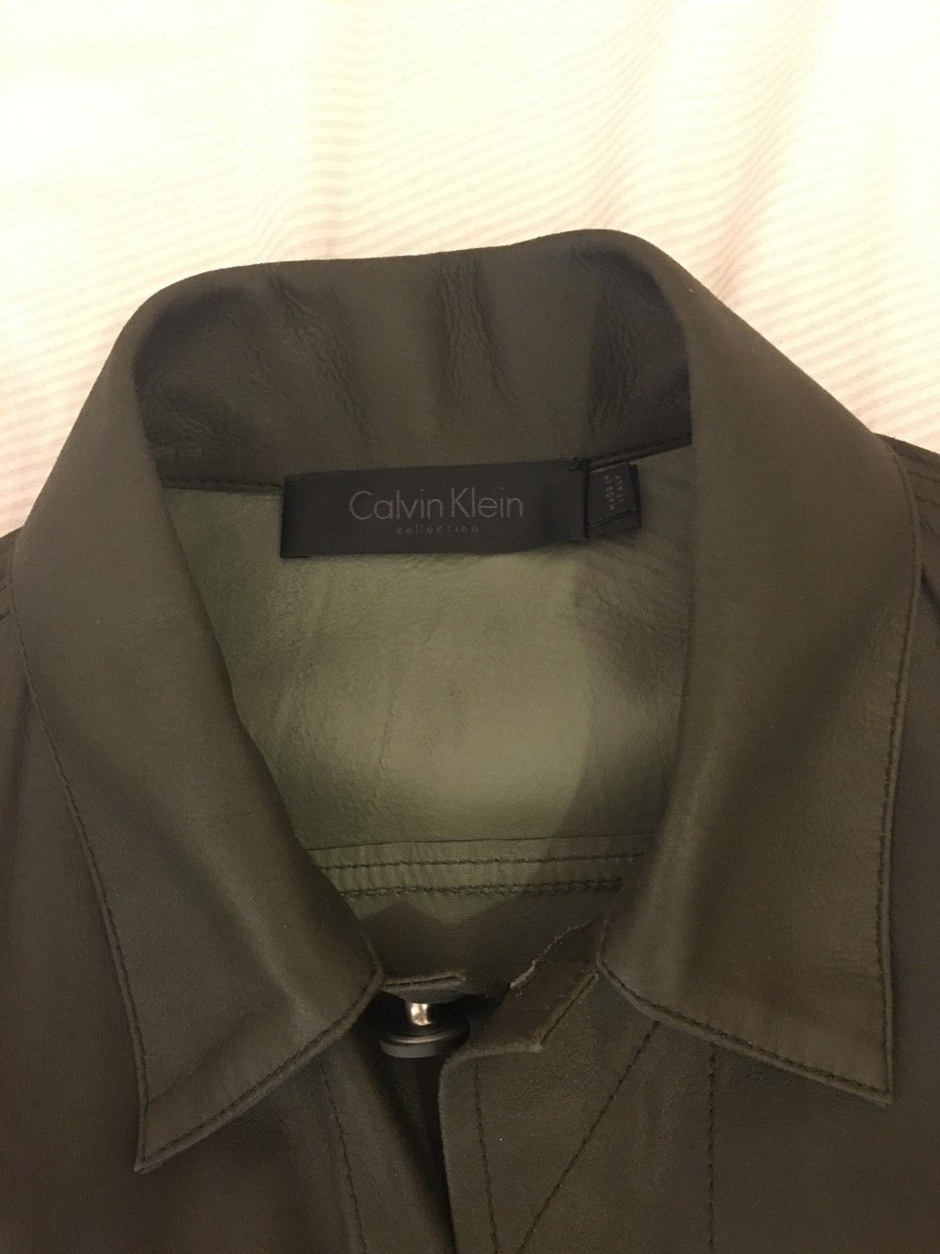 Calvin Klein Calvin Klein COLLECTION Lamb skin trucker jacket Size US M / EU 48-50 / 2 - 5 Thumbnail