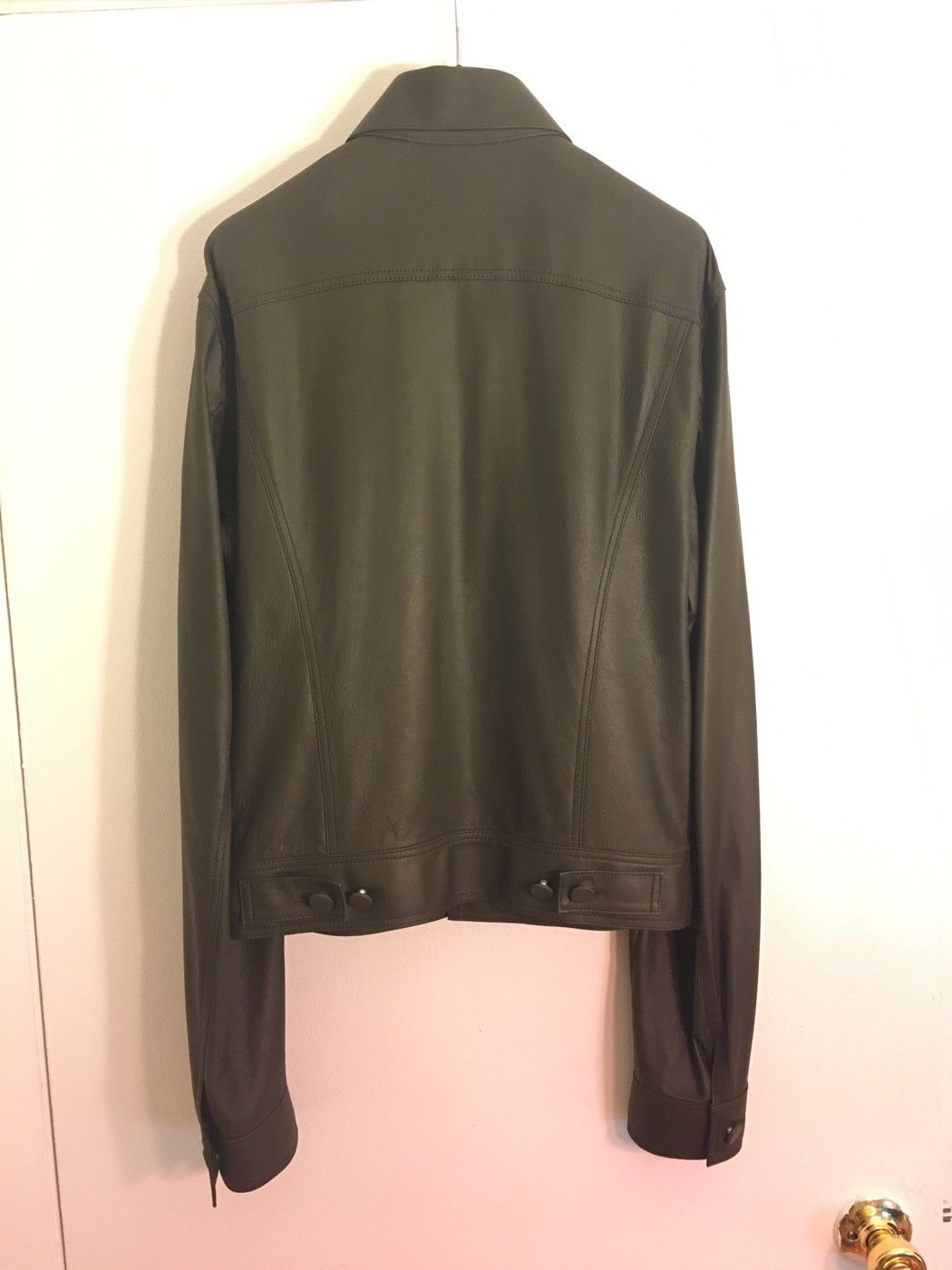 Calvin Klein Calvin Klein COLLECTION Lamb skin trucker jacket Size US M / EU 48-50 / 2 - 3 Thumbnail