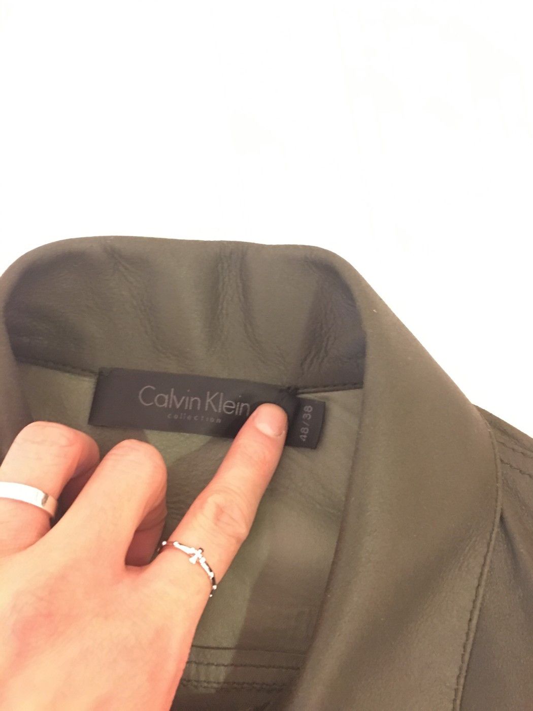 Calvin Klein Calvin Klein COLLECTION Lamb skin trucker jacket Size US M / EU 48-50 / 2 - 6 Thumbnail