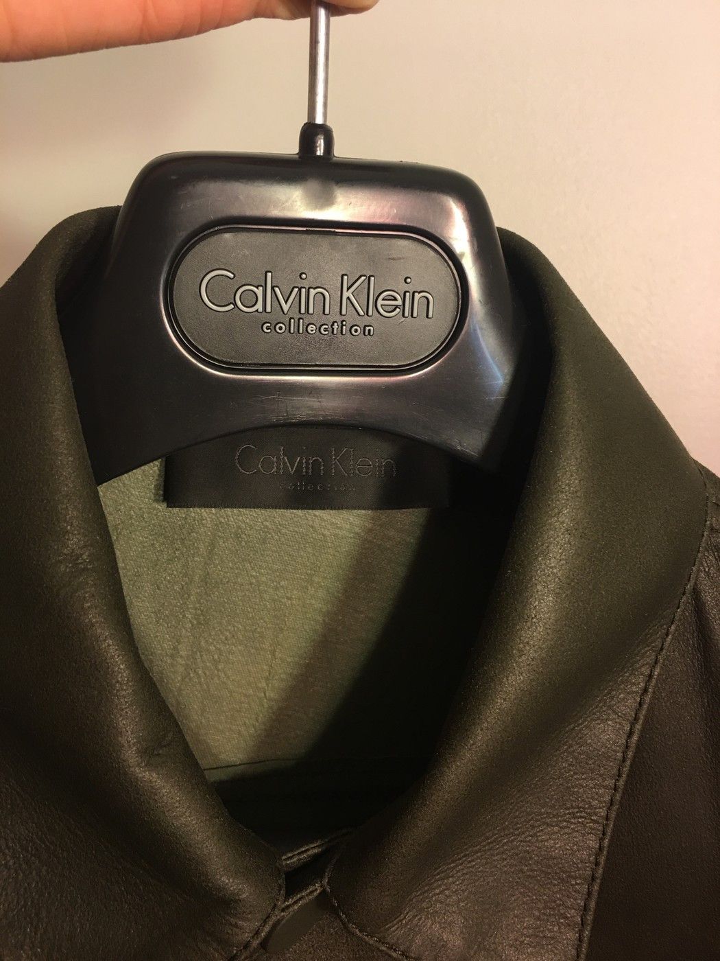Calvin Klein Calvin Klein COLLECTION Lamb skin trucker jacket Size US M / EU 48-50 / 2 - 2 Thumbnail