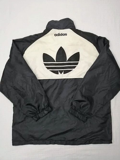 Vintage Vintage Adidas Jacket Big Logo Embroidered Size US XL / EU 56 / 4 - 1 Thumbnail
