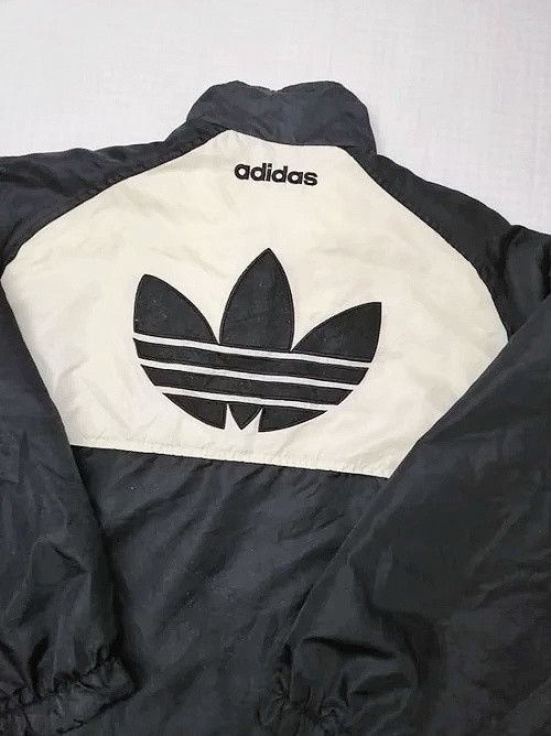 Vintage Vintage Adidas Jacket Big Logo Embroidered Size US XL / EU 56 / 4 - 2 Thumbnail