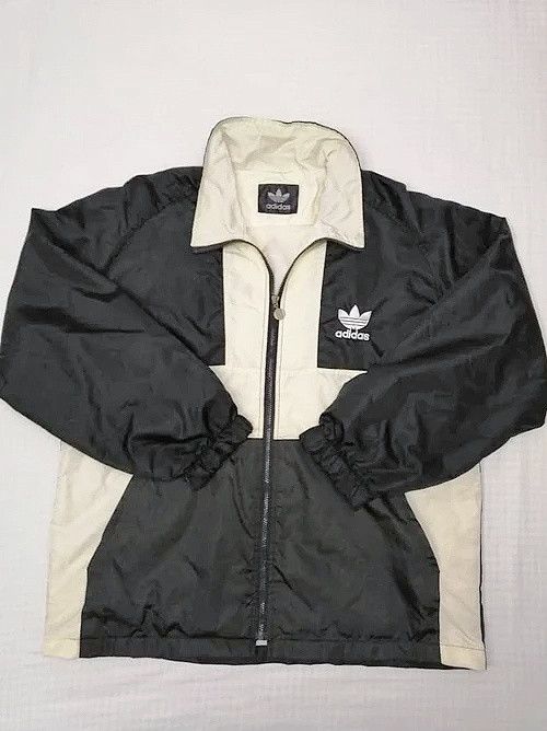Vintage Vintage Adidas Jacket Big Logo Embroidered Size US XL / EU 56 / 4 - 3 Thumbnail