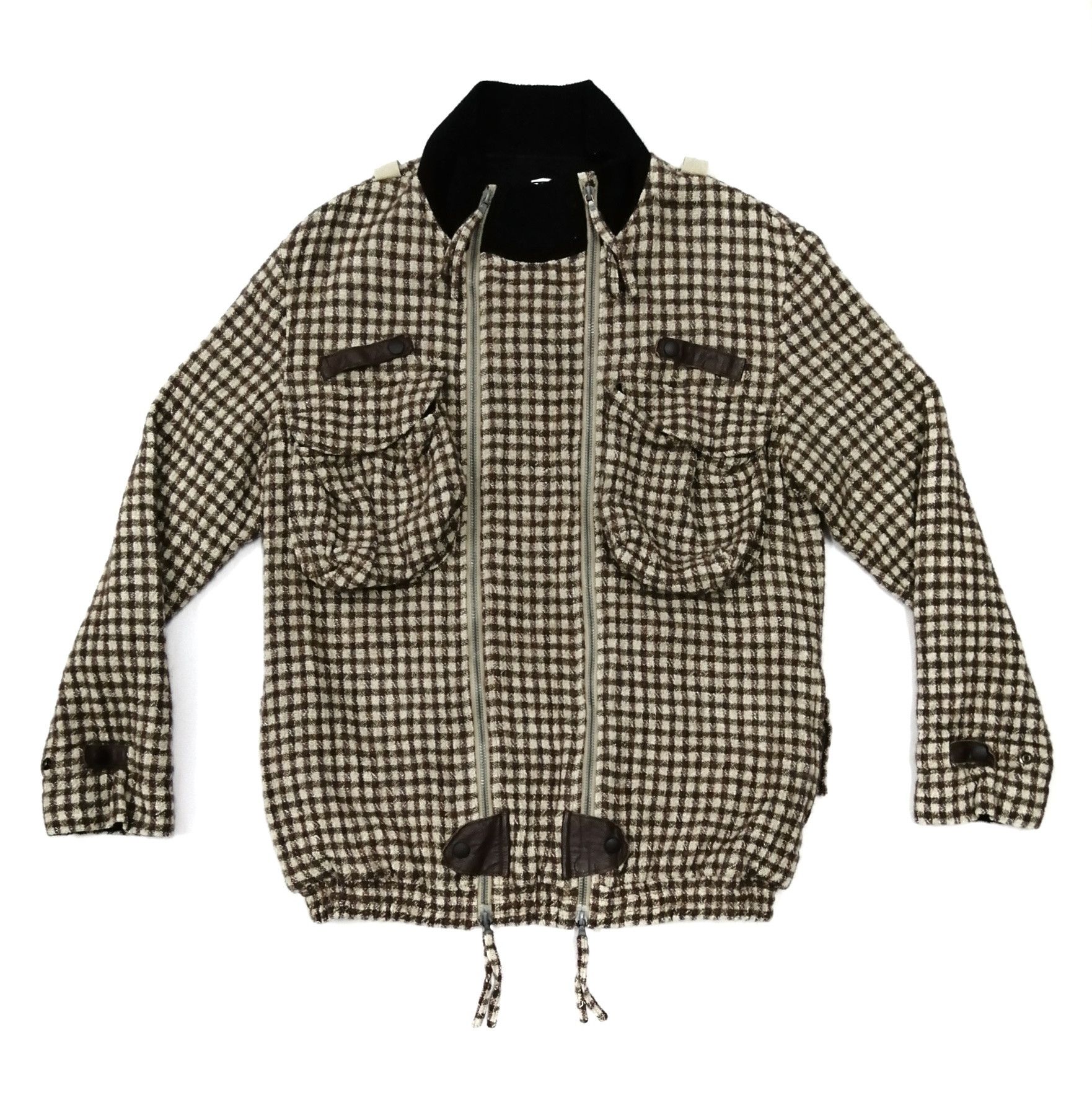 Outrageous! Motive Brand Bondage Double Zipper Jacket