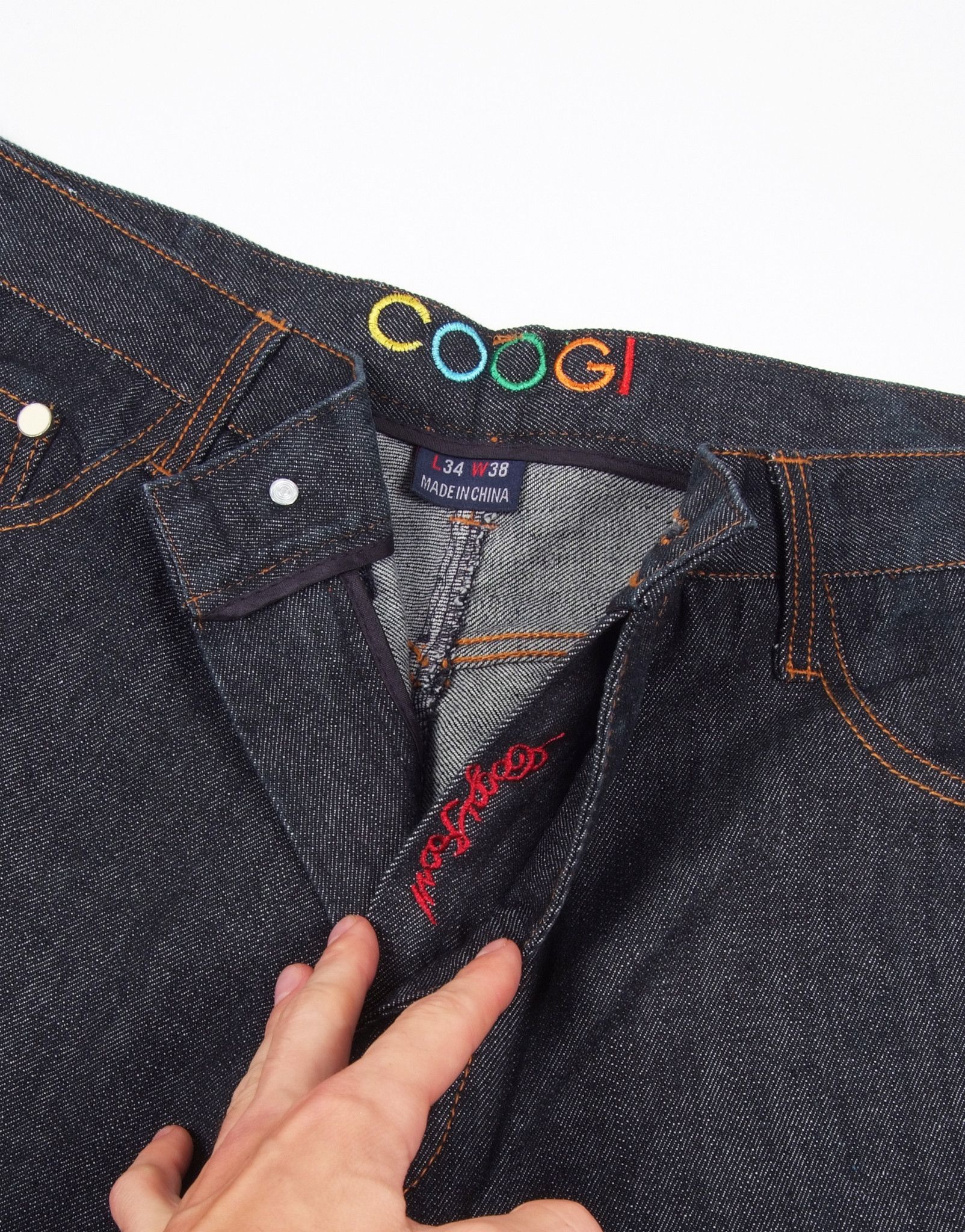 Coogi × Vintage Coogi Hip Hop Grunge Straight Demim Jeans Big Size Size US 34 / EU 50 - 3 Thumbnail