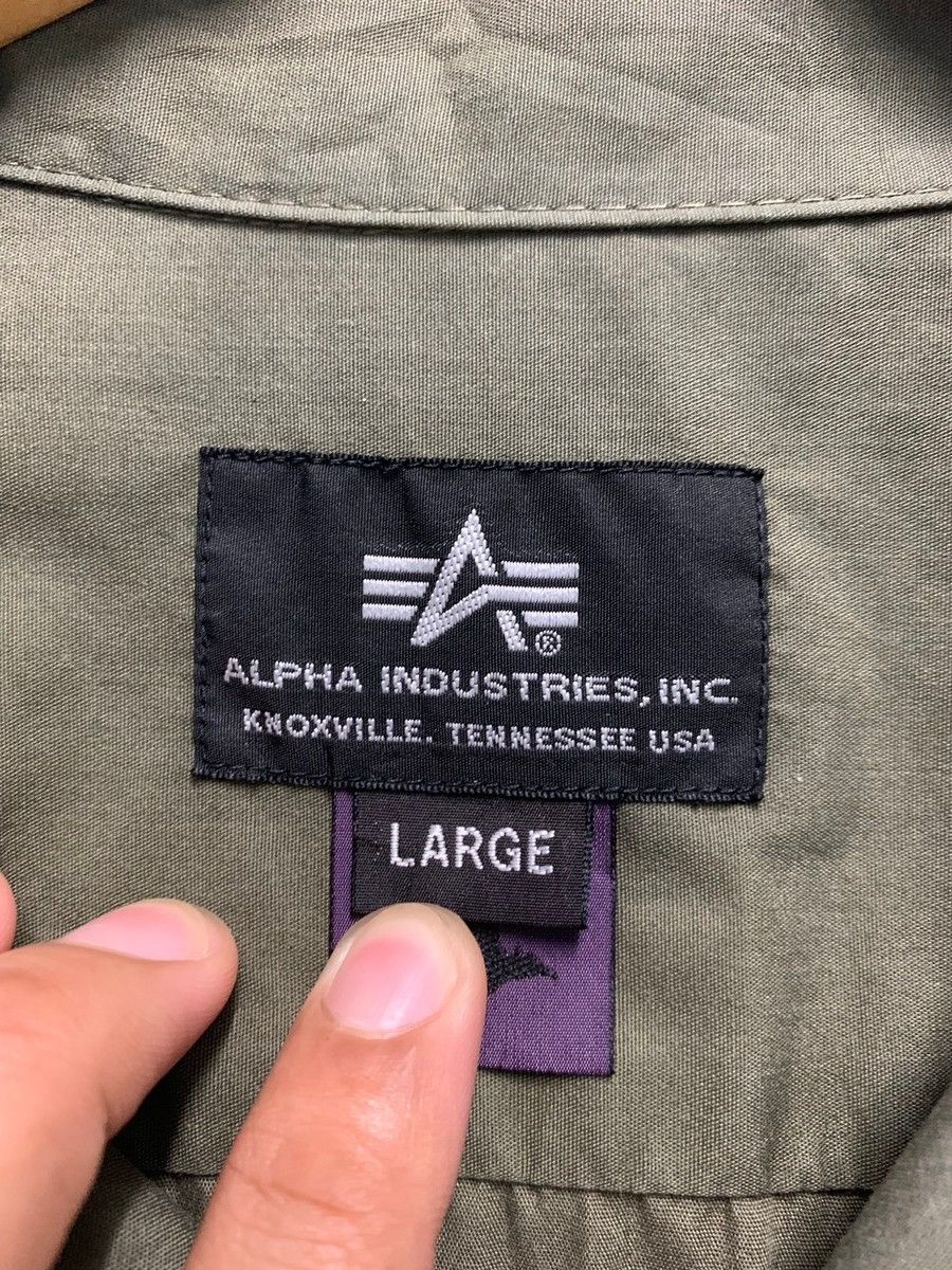 Alpha Industries 🇺🇸 90s Tactical Multi Pocket Alpha Industries Shirts Size US M / EU 48-50 / 2 - 4 Thumbnail
