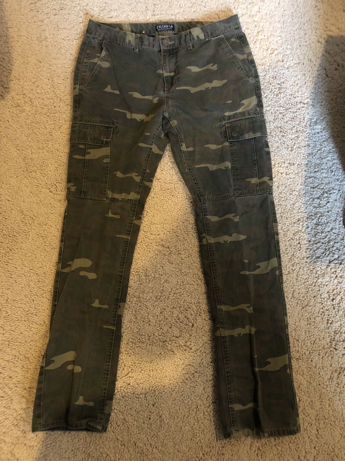 Free World Clothing Co Camo Cargo Pants | Grailed