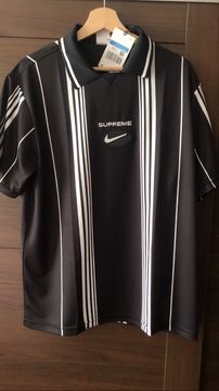 Supreme Nike Jewel Stripe Soccer Jersey Black