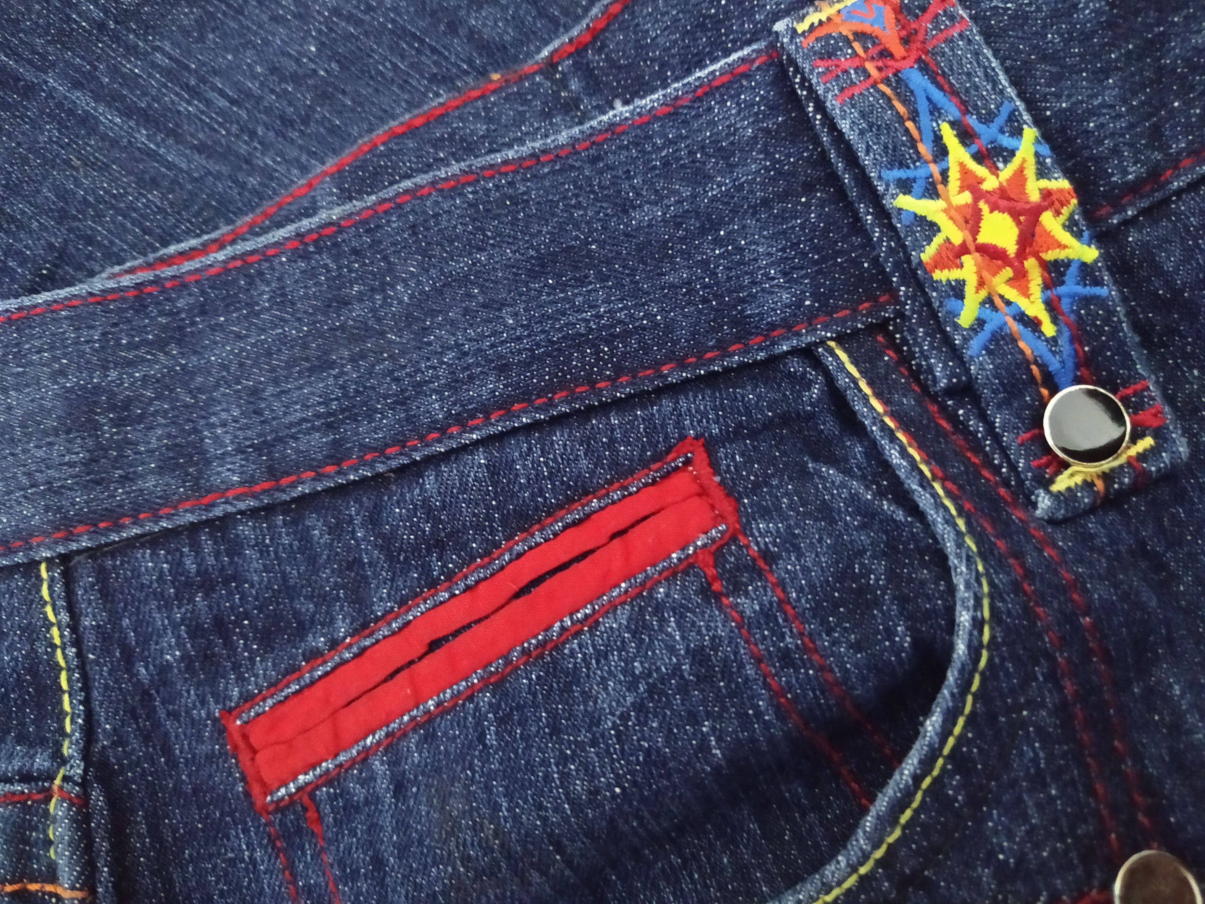 Coogi COOGI BAGGYDENIM DESIGNER AUSTRALIA ART (B505) Size US 35 - 10 Thumbnail