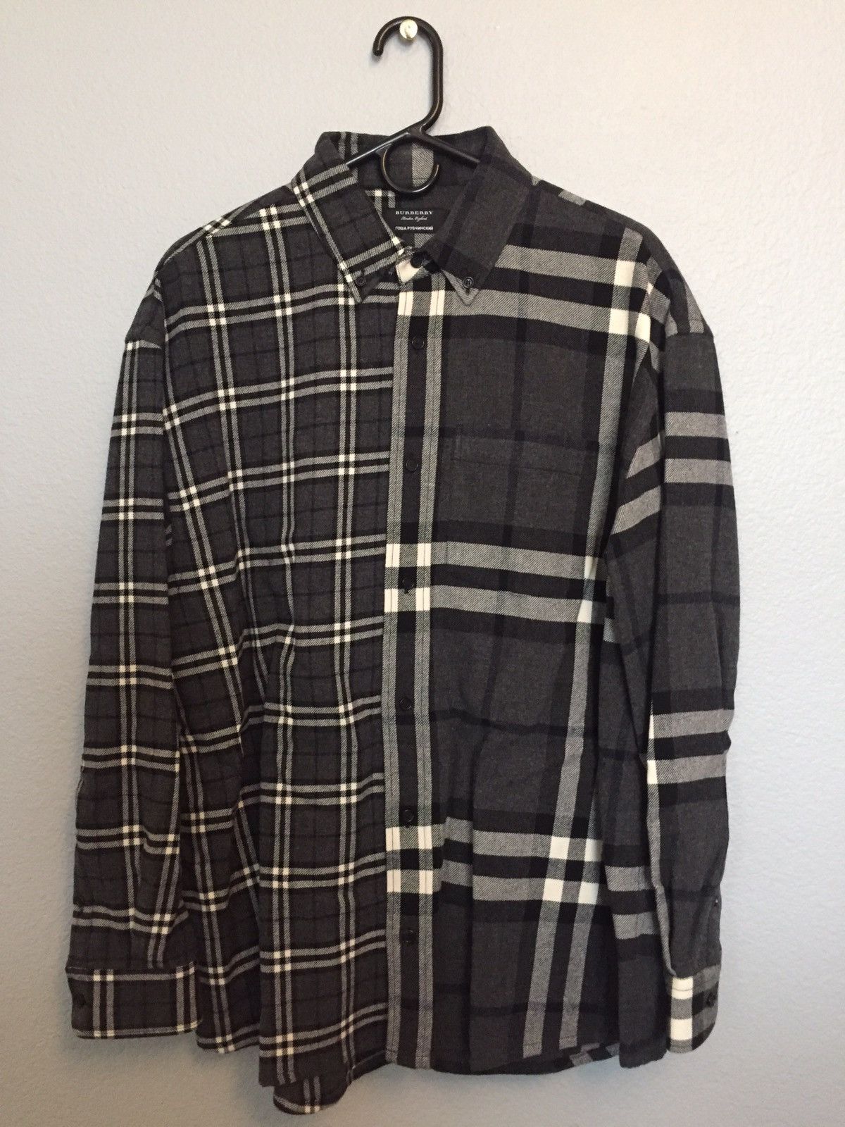 Gosha Rubchinskiy Burberry x Gosha Rubchinskiy Patchwork Check Flannel Grailed