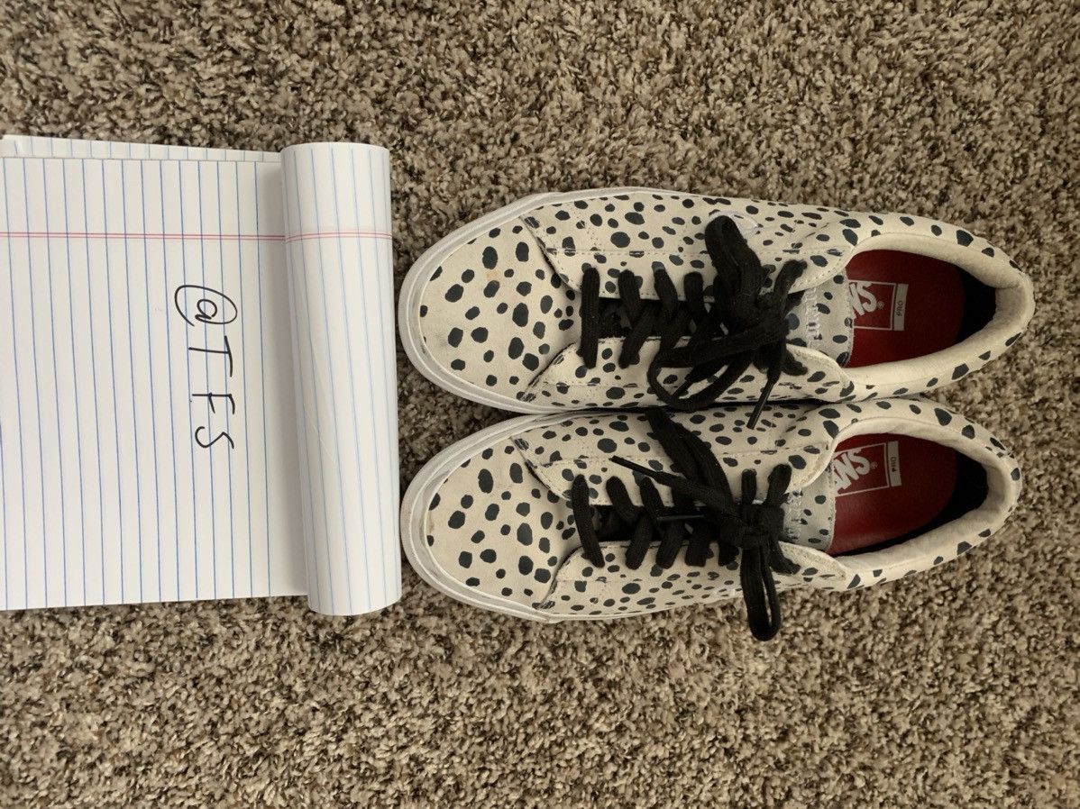 Vans Sid Pro Supreme sold Dalmatian White Dalmation Sneakers