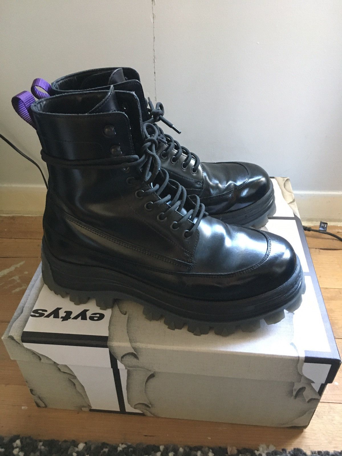 Eytys Eytys x H M combat boots Grailed