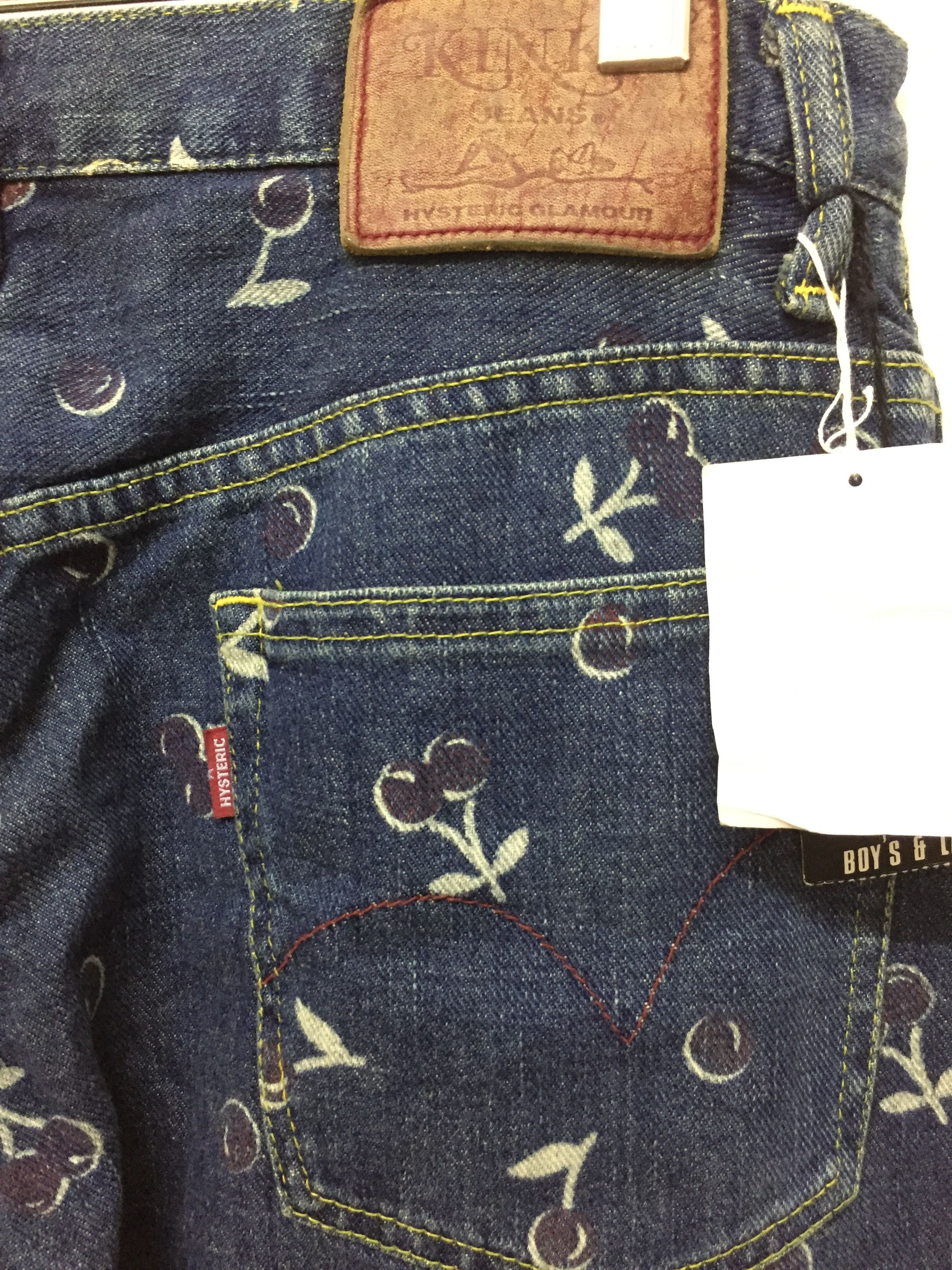 Hysteric Glamour 90's Kinky “Cherry” print pants Size US 29 - 10 Thumbnail