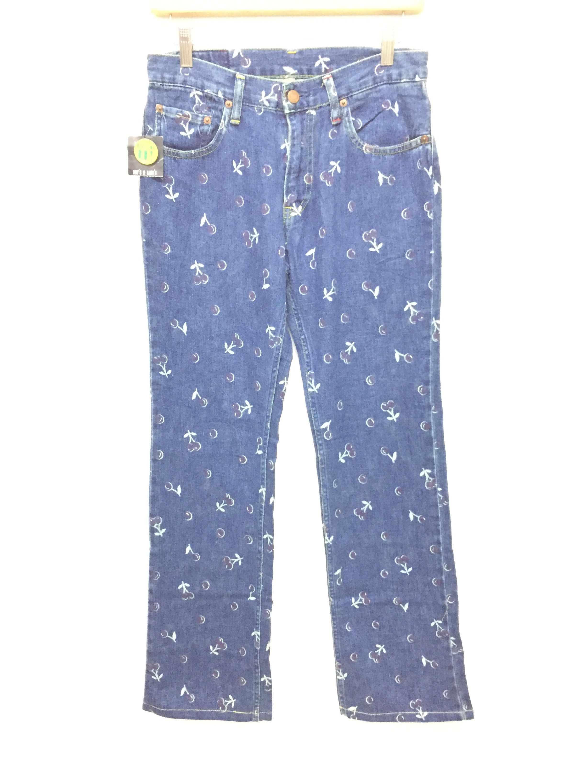 Hysteric Glamour 90's Kinky “Cherry” print pants Size US 29 - 1 Thumbnail