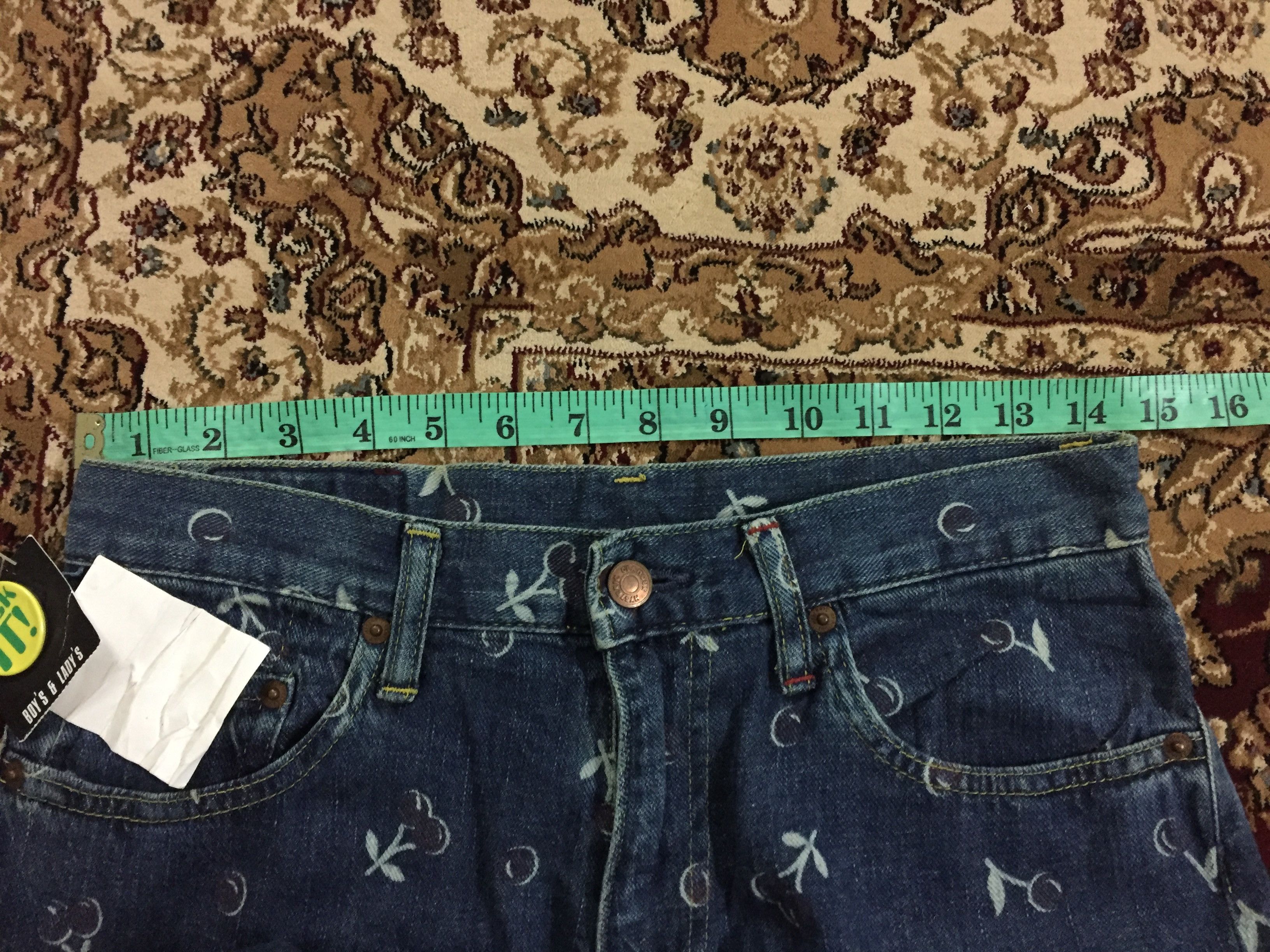Hysteric Glamour 90's Kinky “Cherry” print pants Size US 29 - 16 Thumbnail