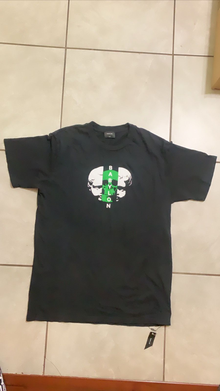Babylon “Baby Face Split” Black Tee