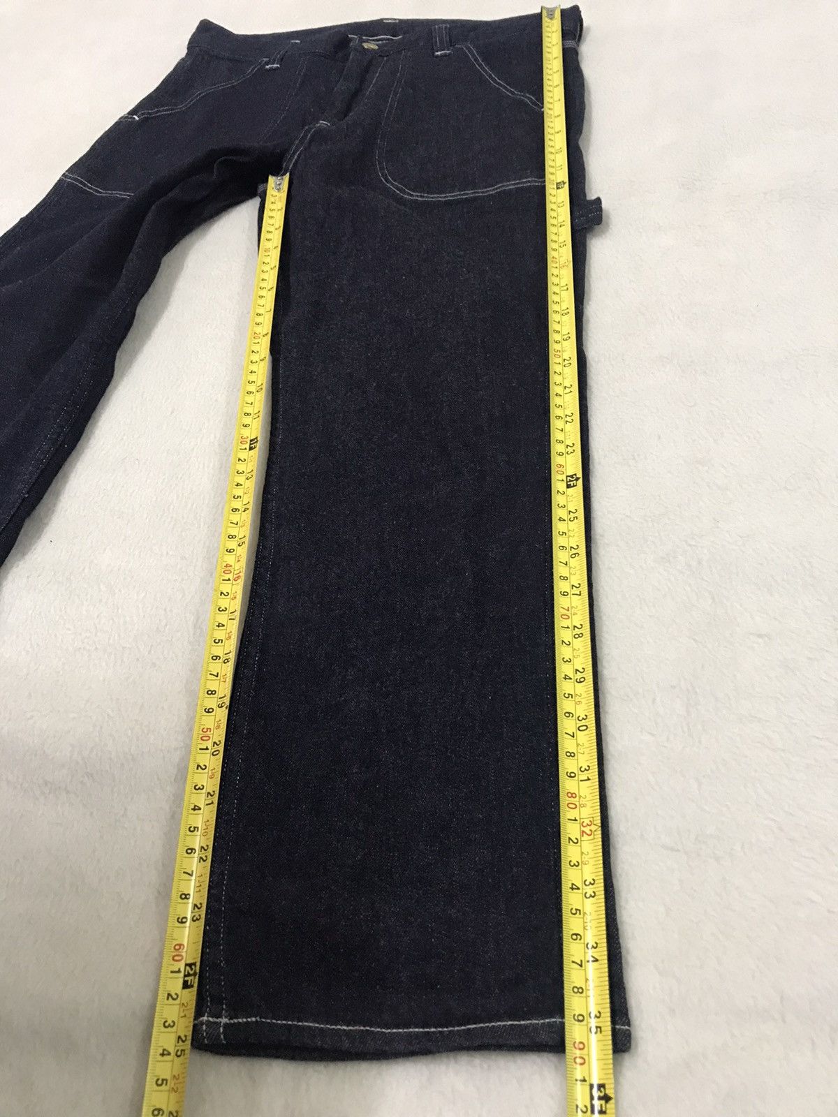 Designer × Japanese Brand Deep Blue Brand/ Hickory Blue Jeans Nice Design size 31/32 Size US 31 - 9 Thumbnail